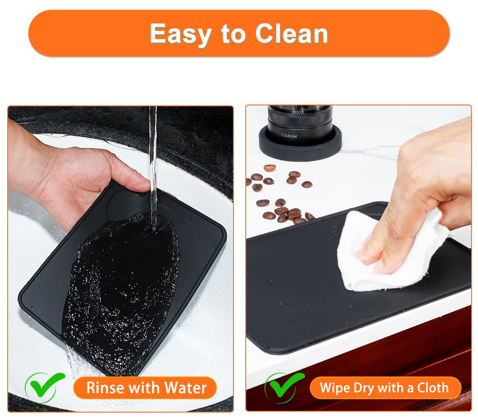 Espresso Tamping Mat Coffee Tamper - Food Grade Silicone Espresso Tamping Mat For Espresso Machine Accessories, Tamper Mat For B