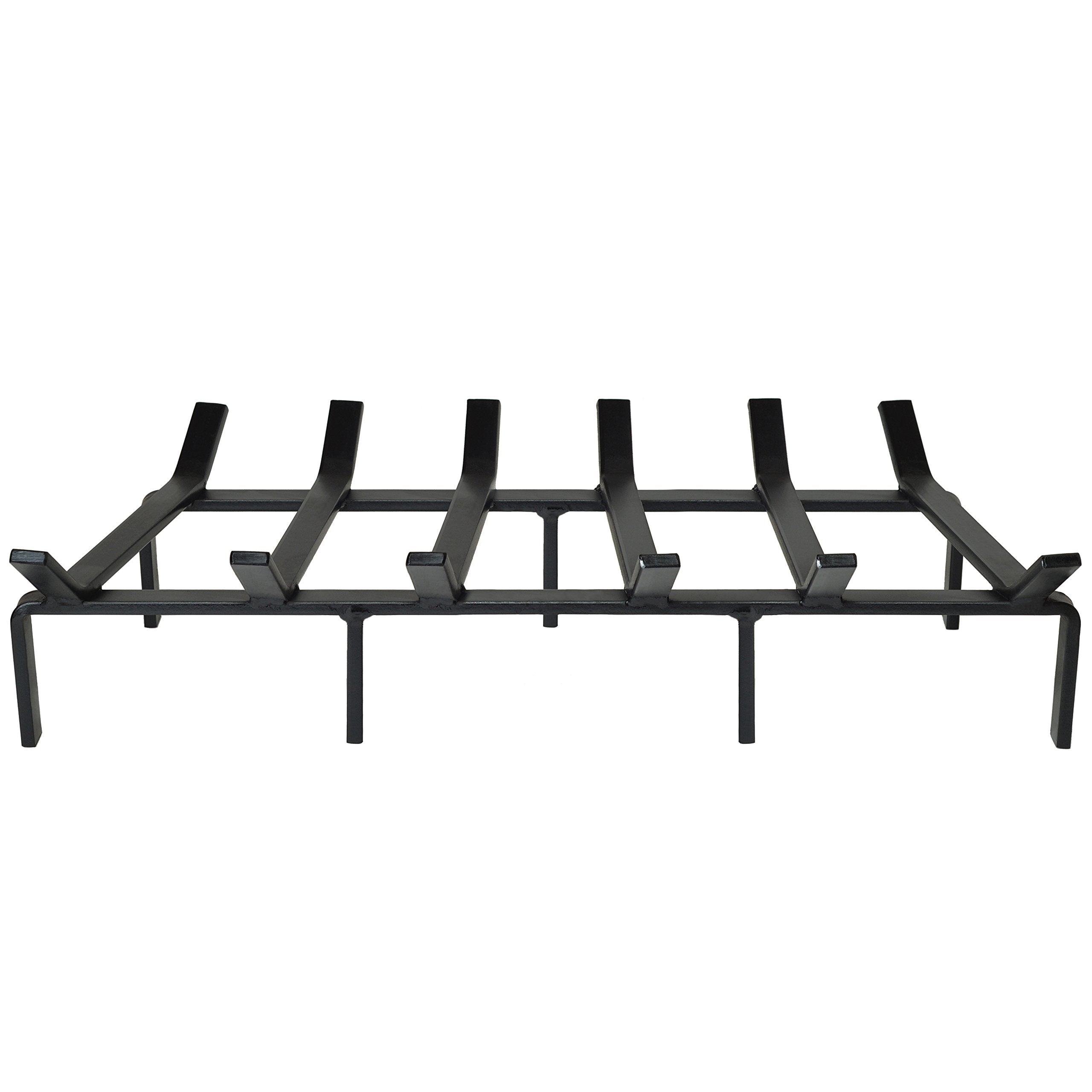 Steelfreak Heavy Duty Steel Fireplace Grate - Made In The Usa (27 Inch)