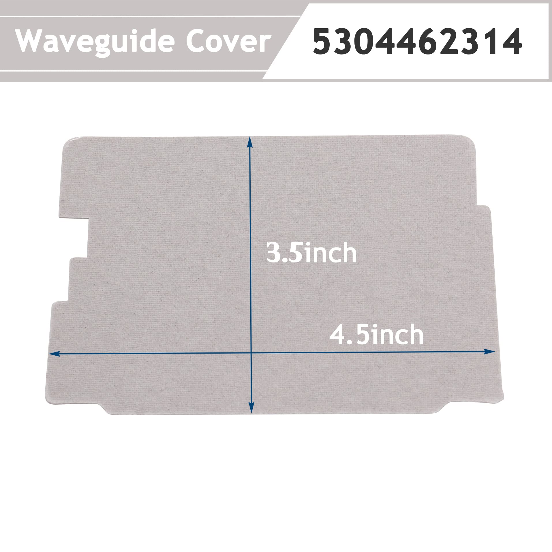5304462314 Microwave Waveguide Cover Compatible With Frigidaire, Microwave Oven Repairing Part Mica Plates Sheets (2 Pack)