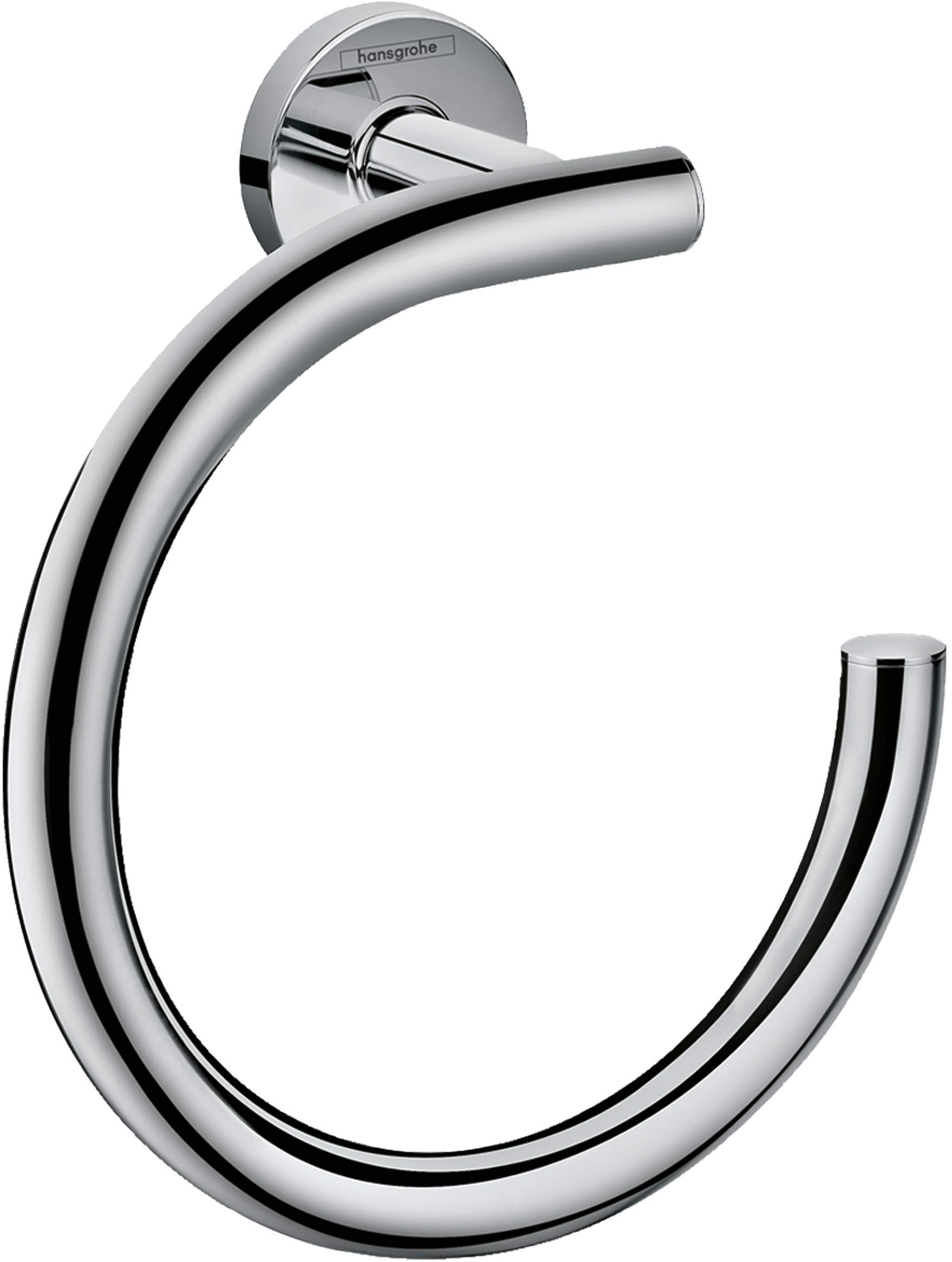 Hansgrohe Towel_Ring 7-Inch Towel_Ring In Chrome, 41724000