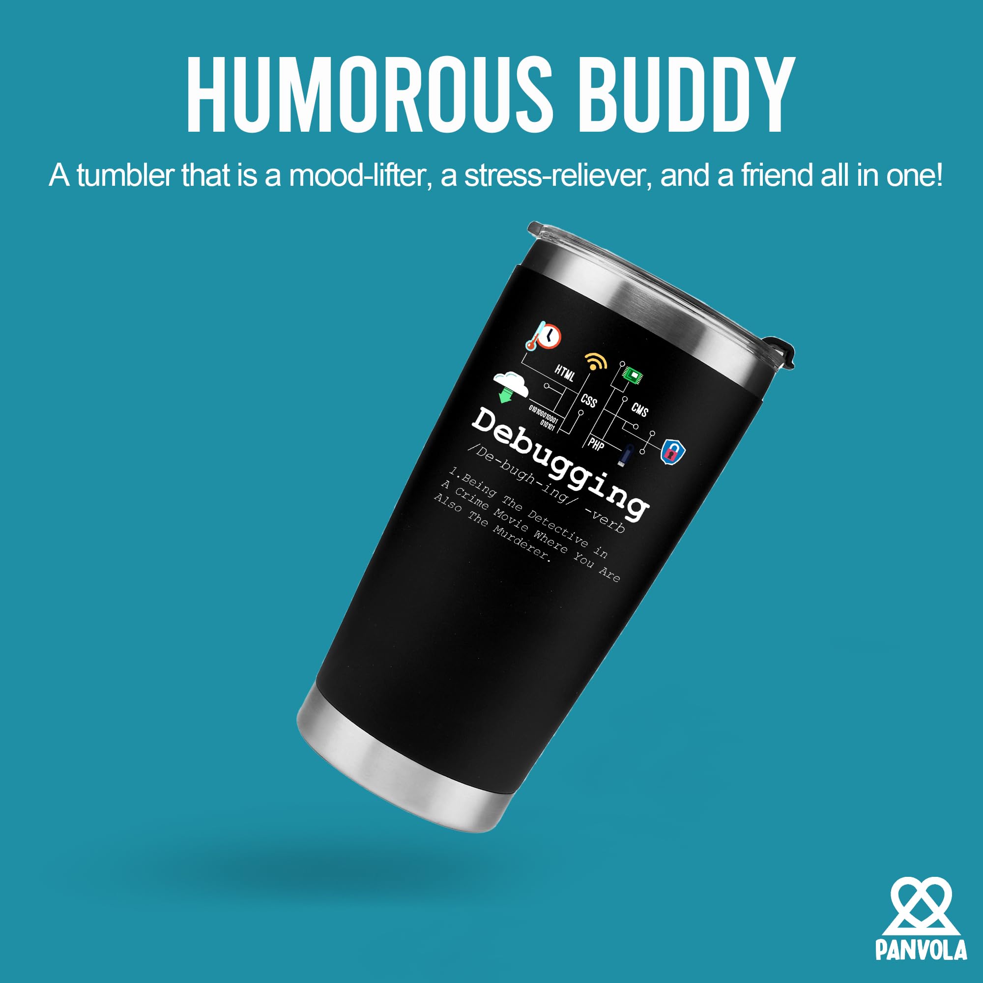 Debugging Definition Computer Programmer Student Teacher Geek Coder Friend Coding Programming It Vacuum Insulated Tumbler Nerd T