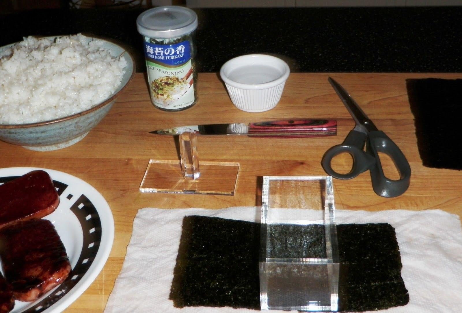Double Economy Sized Acrylic Press Spam Musubi Non Stick Sushi Maker Mold Sale!