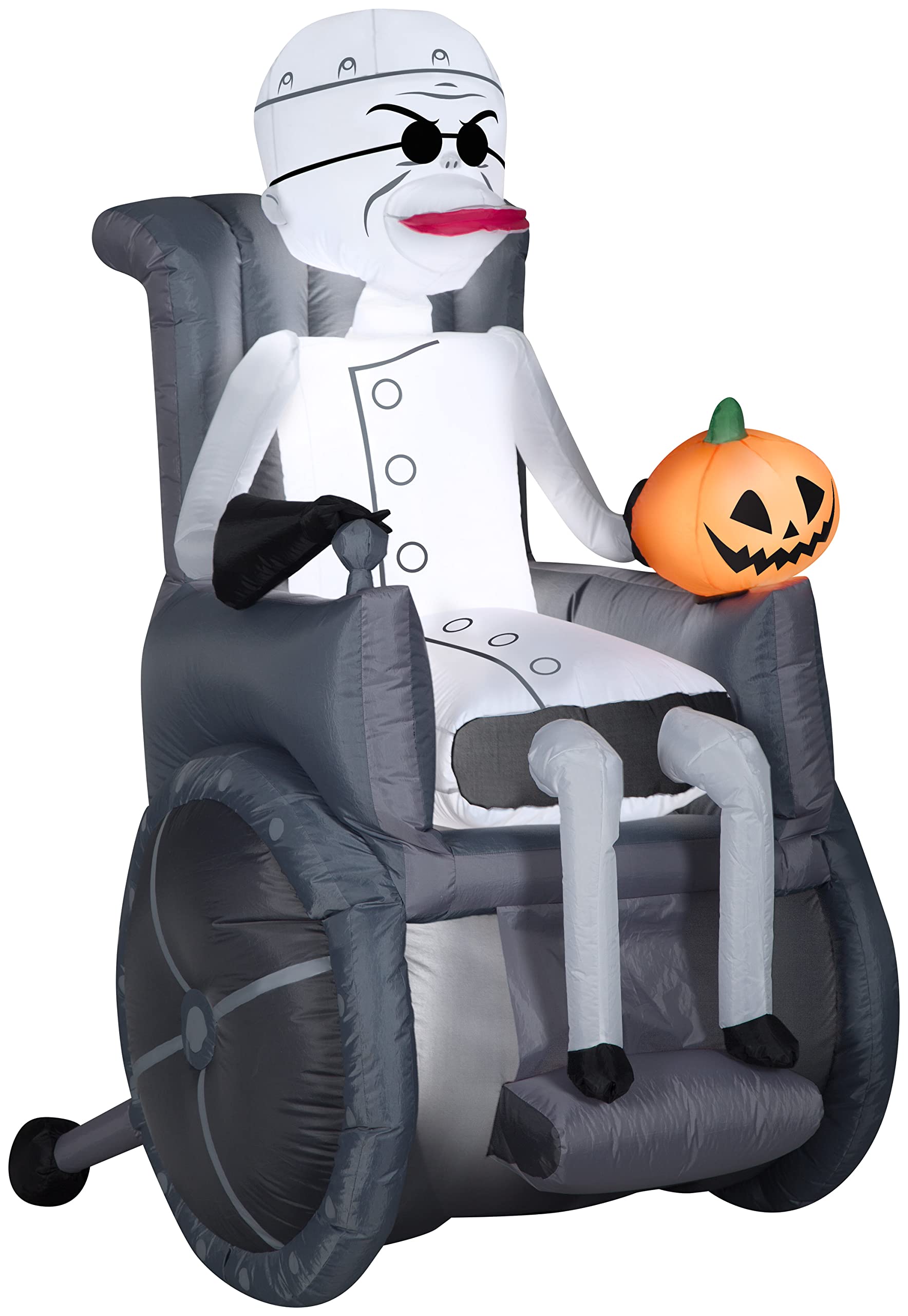 Nightmare Before Christmas Airblown Inflatable Dr. Finkelstein Disney, 5.5 ft Tall, Black