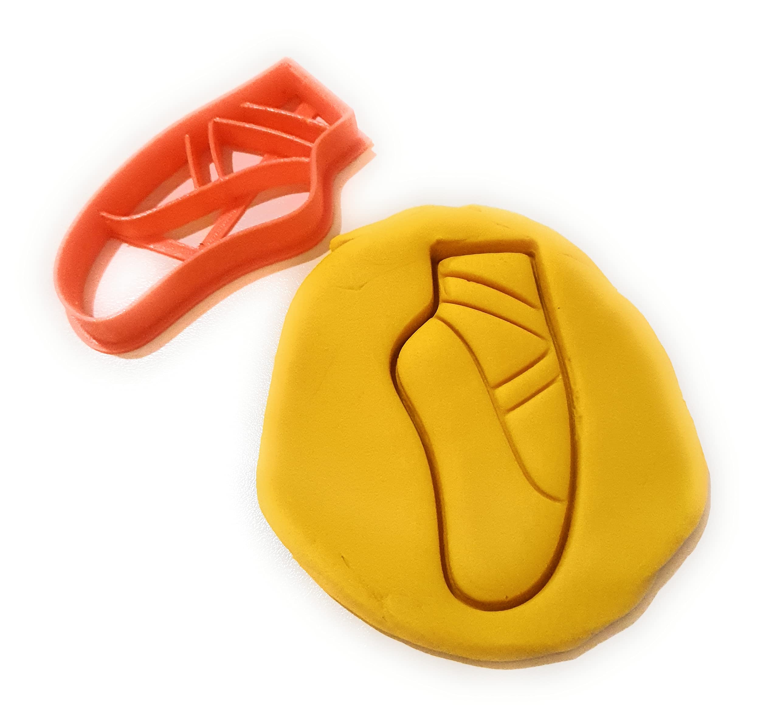 T3D Cookie Cutters Ballet Slipper Cookie Cutter, Suitable For Cakes Biscuit And Fondant Cookie Mold For Homemade Treats 3.45*1.8