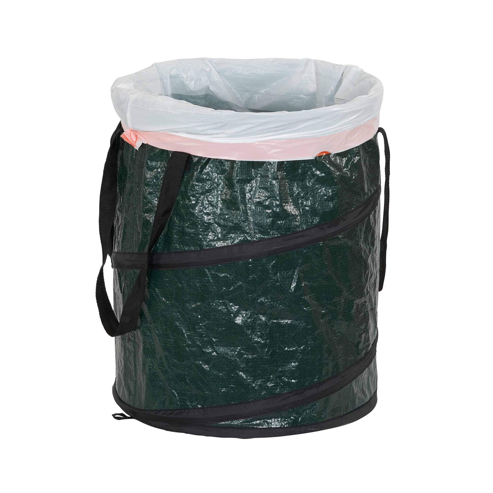 Household Essentials Pop Up Hamper, Pop Up Camping Trash Can, Great For Outdoor Or Indoor Use, Portable And Collapsible With Zip
