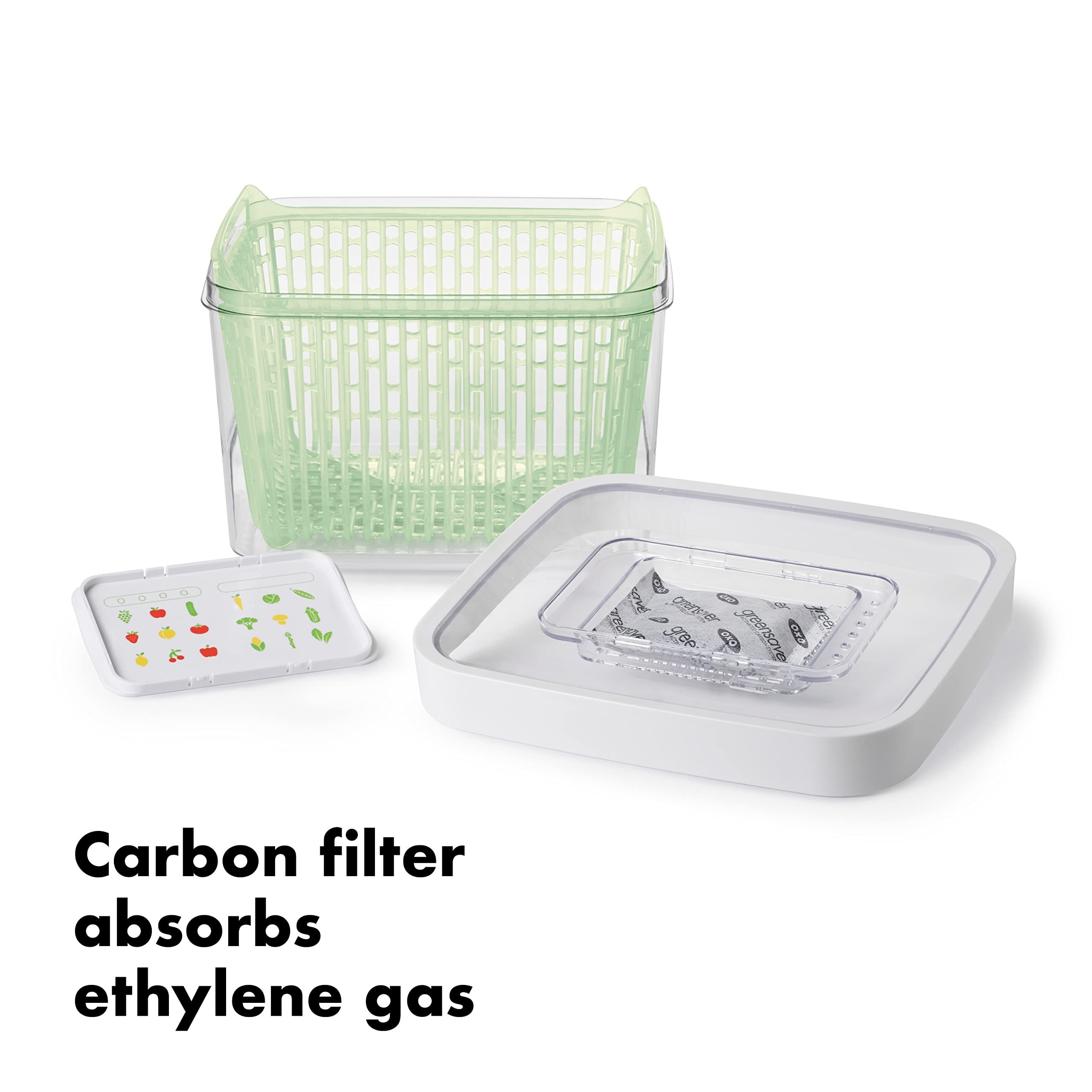 Oxo Good Grips Greensaver Produce Keeper - 4.3 Qt,White