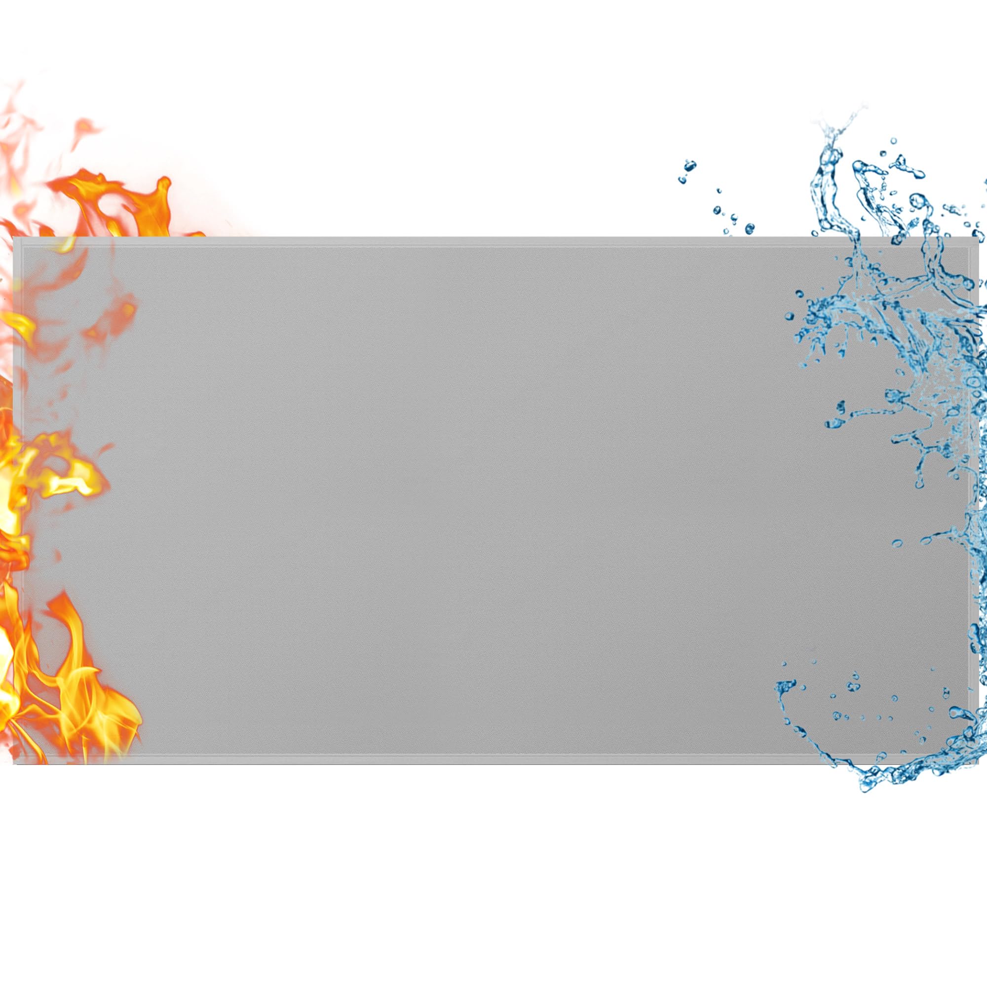 Hearth Rugs For Fireplaces Fire Resistant, 48 X 28 X 0.04 Inch Fireproof Fireplace Mat Hearth Rug, Hearth Pads For Wood Stove Fi