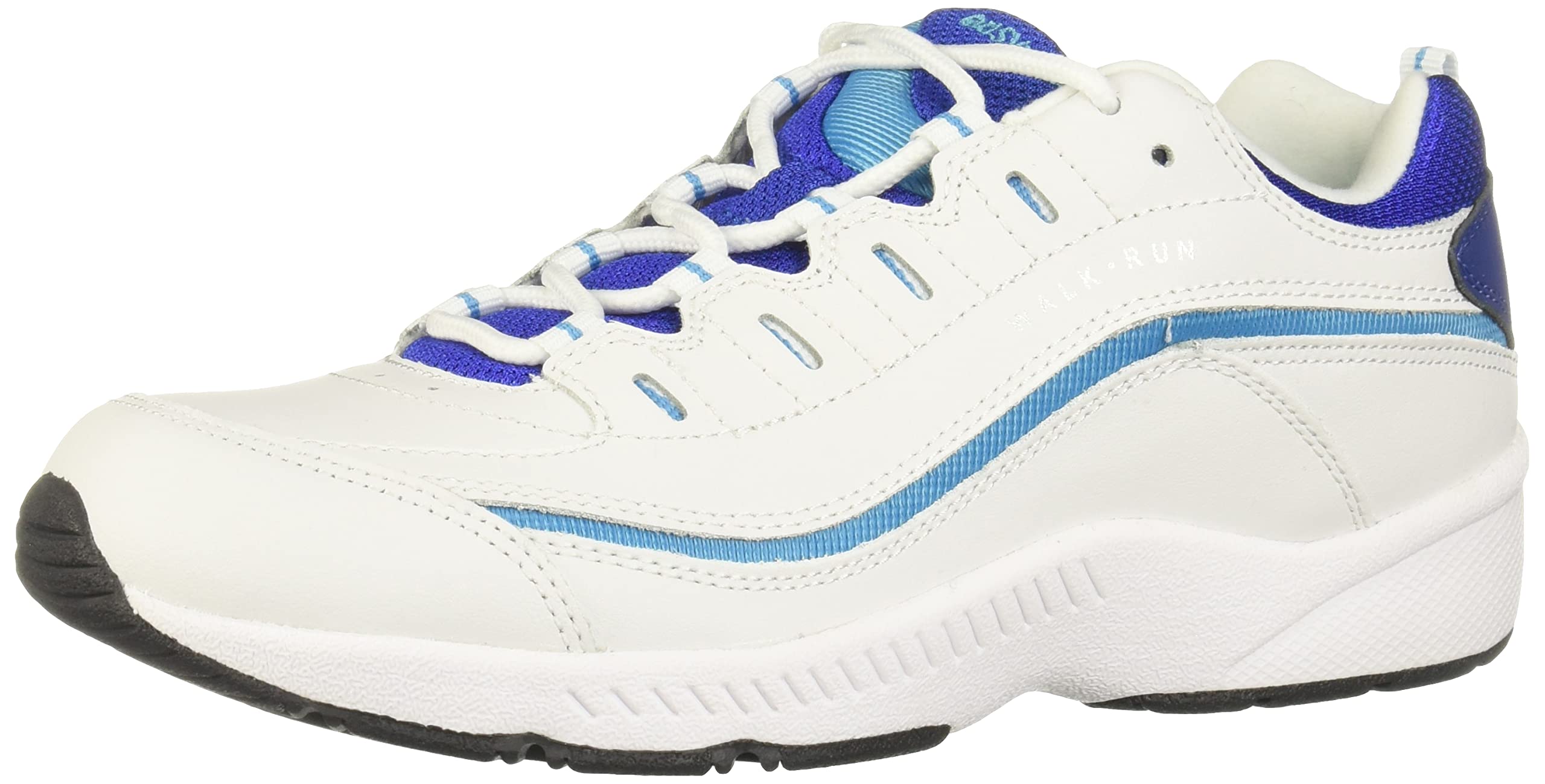 Easy Spirit Womens Romy Sneaker, Whitered, 7 Wide