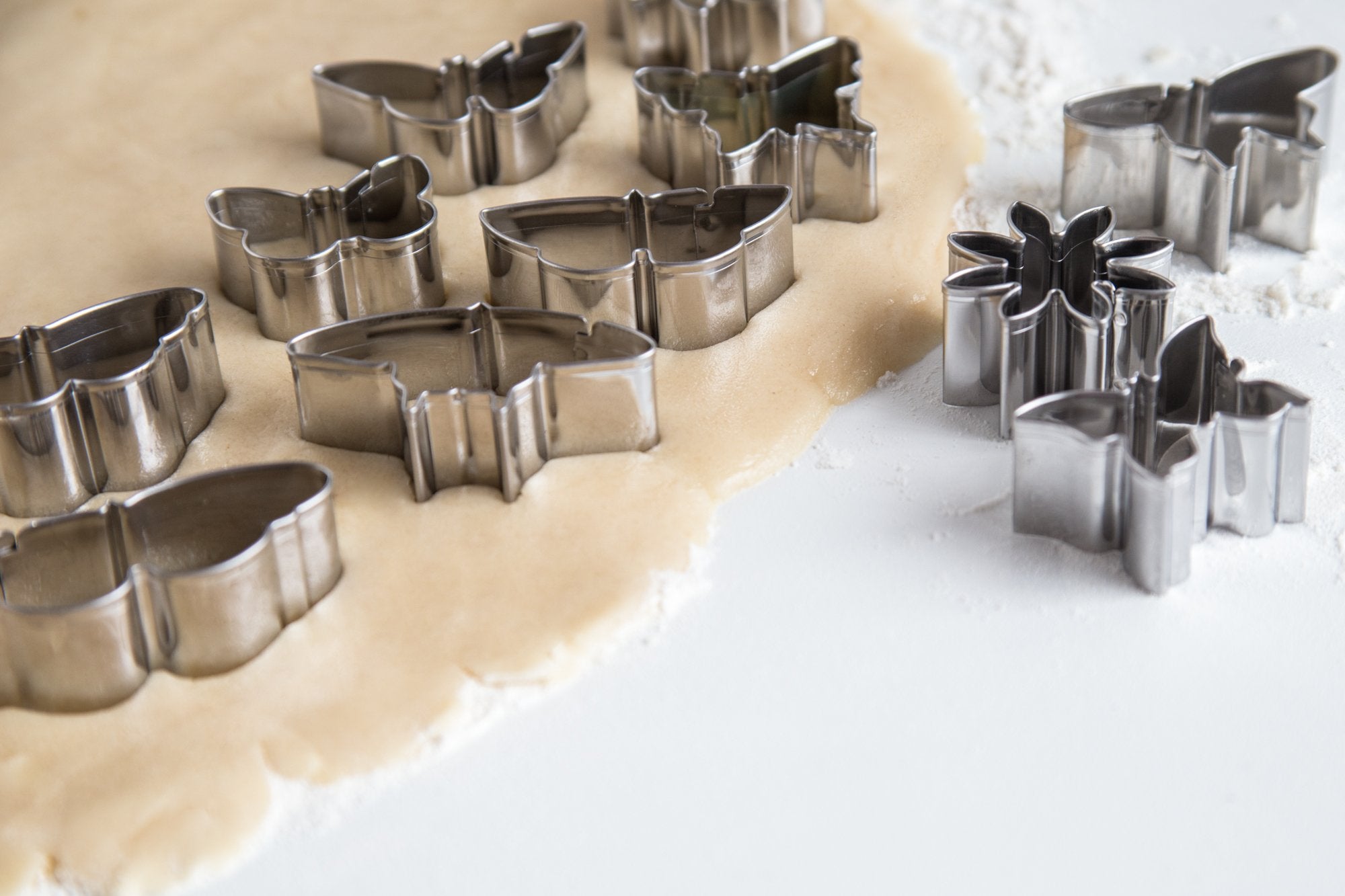 Fox Run Mini Flower And Butterfly 11 Piece Cookie Cutter Set