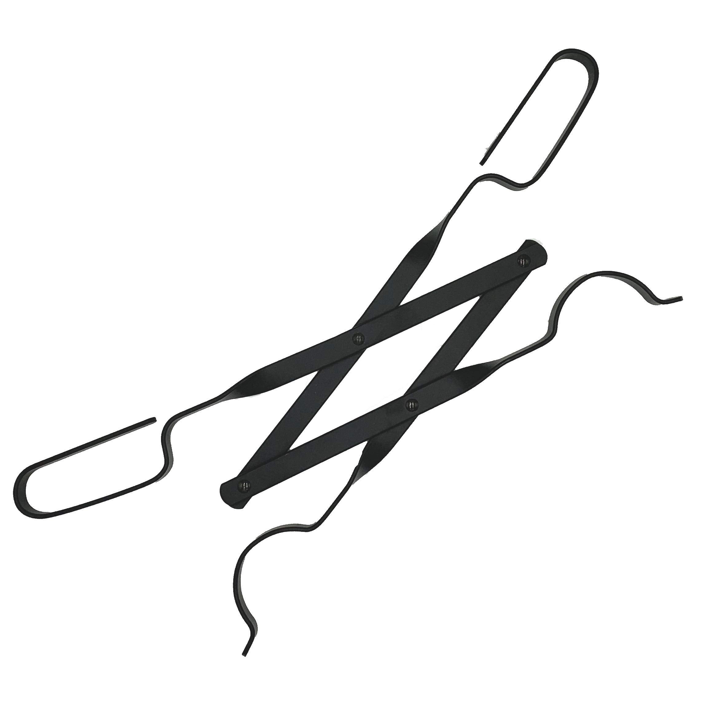 Rocky Mountain Goods Firewood Tongs - Reinforced Wrought Iron For Extra Strength - 26