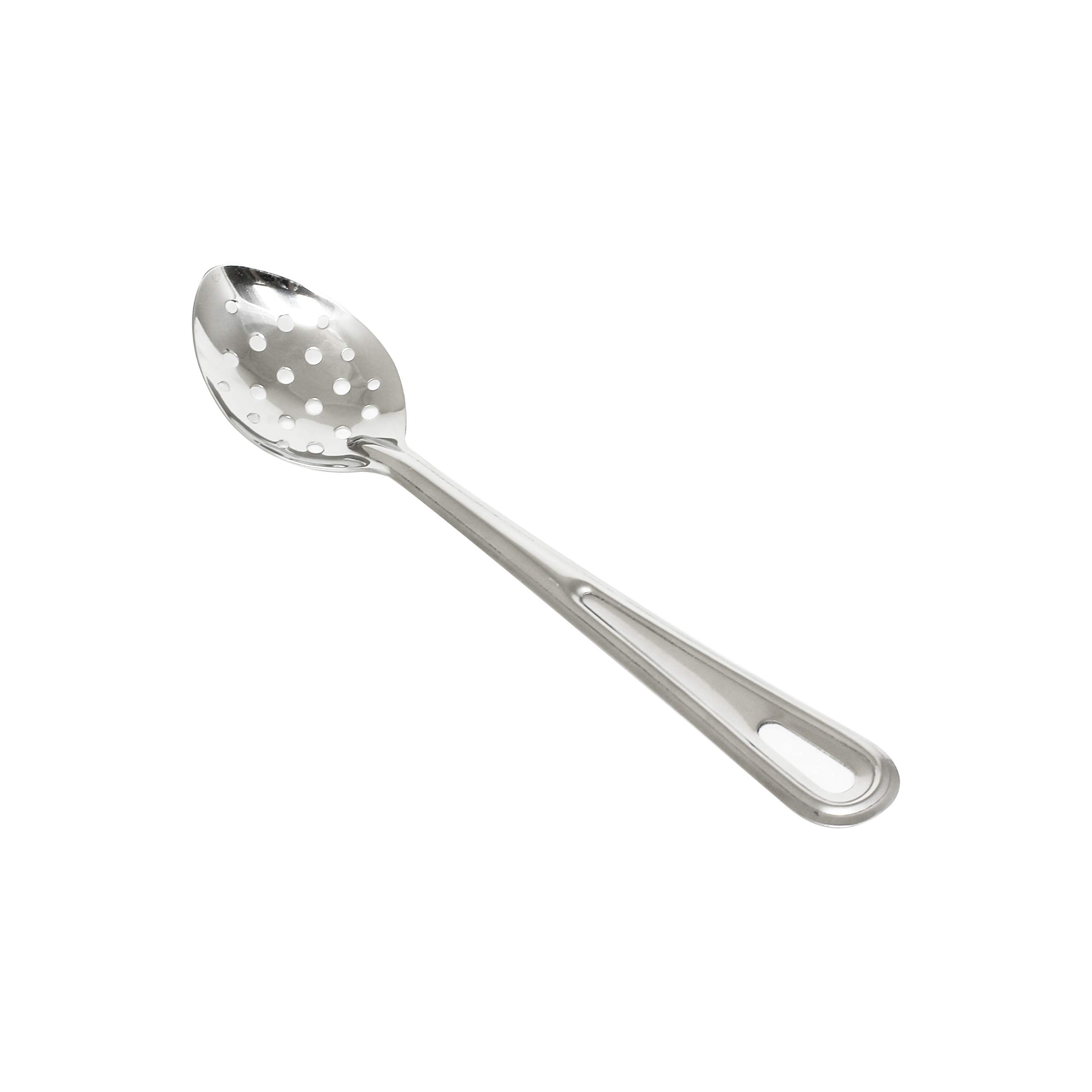 Thunder Group Perforated Basting Spoon With Stainless Steel Handle, 13-Inch