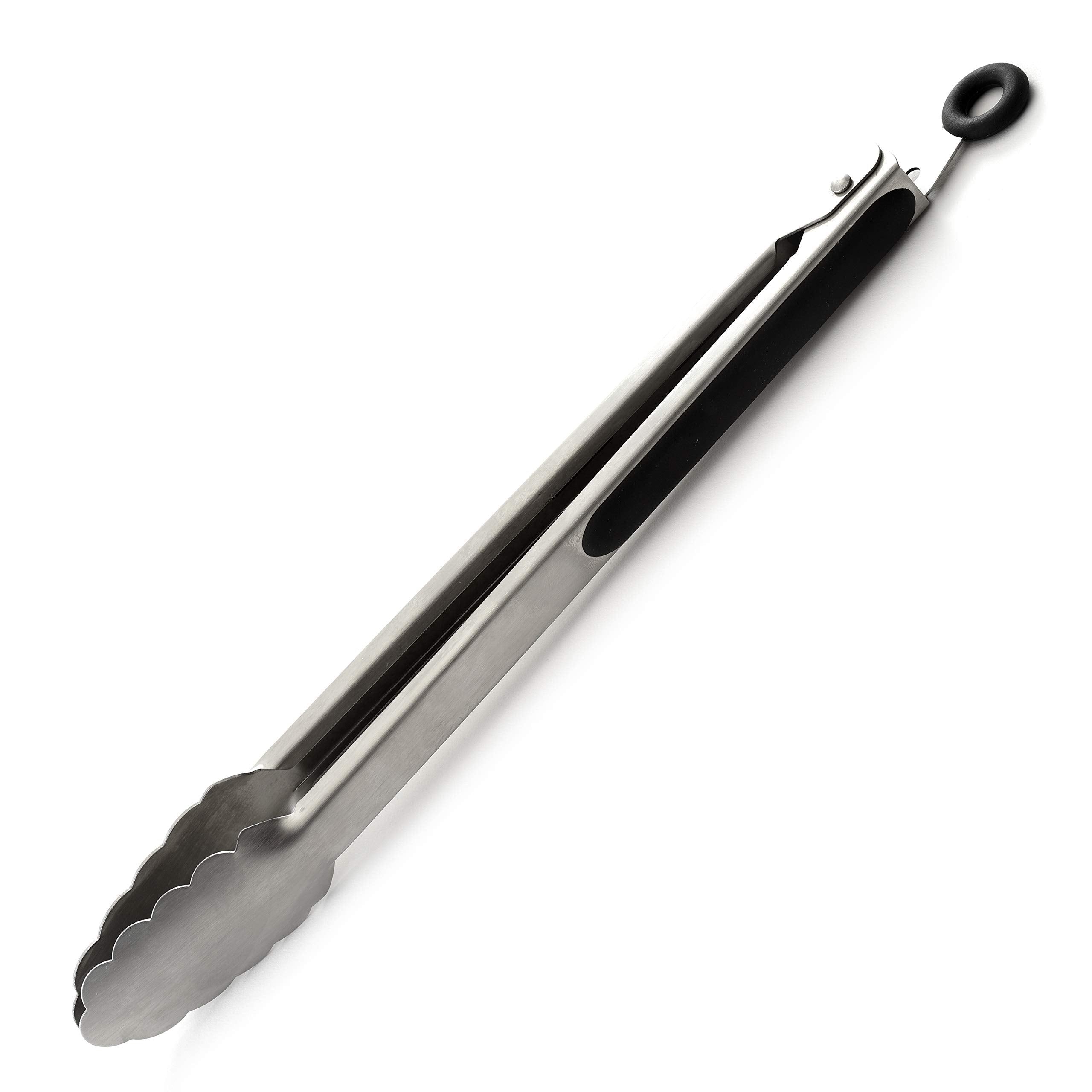Norpro, Silver Grip-Ez Stainless Steel Locking Tongs, 12-Inch, 30.5Cm