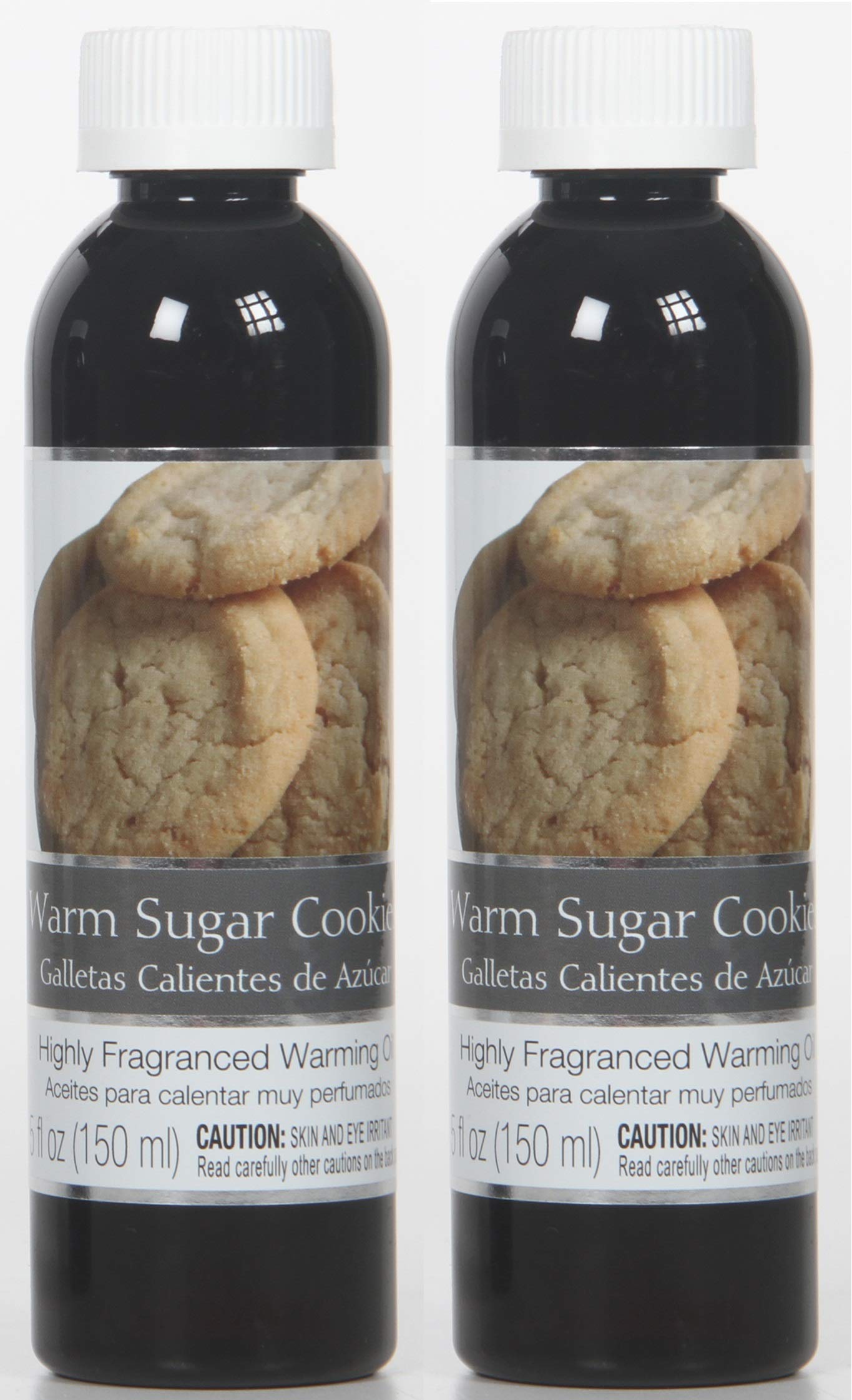 Hosley Warm Sugar Cookies Fragrance Warming Oils, Set of 2, 5oz Each. Ideal Gift for Weddings, spa, Reiki, Meditation, Bathroom 