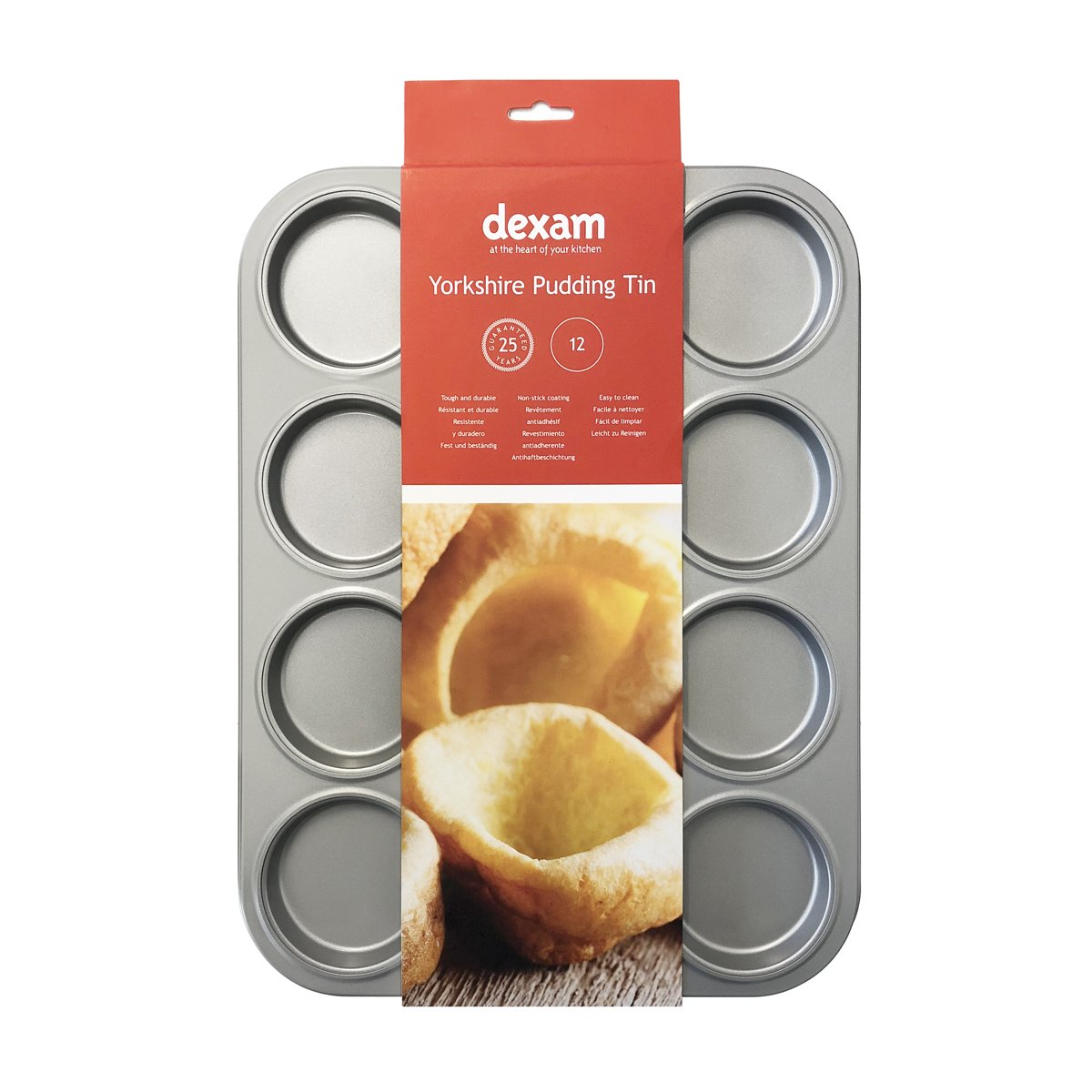 Dexam Non-Stick 12 Cup Yorkshire Pudding Tin