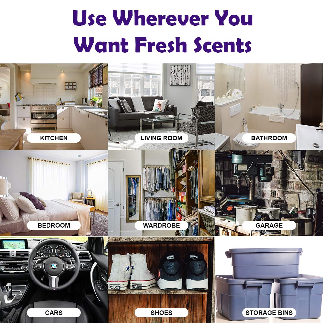 Cedar Chips And Lavender Sachets - Moth Repellent & Home Fragrance Sachets (20 Pack) For Drawers And Closets. Natural Clothes Mo