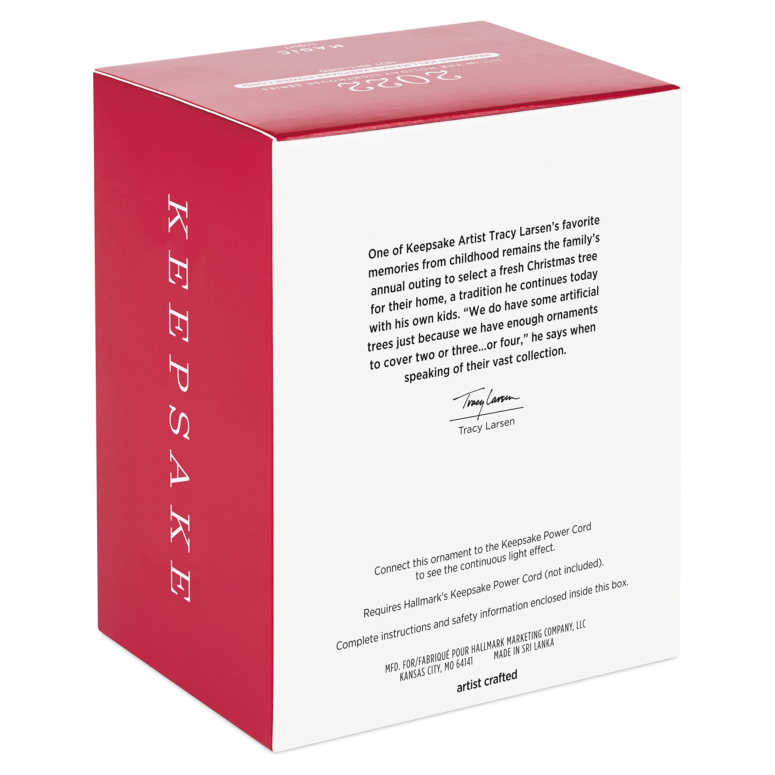 Hallmark Keepsake Plastic Christmas Ornament 2022 Year-Dated, Holiday Lighthouse with Light