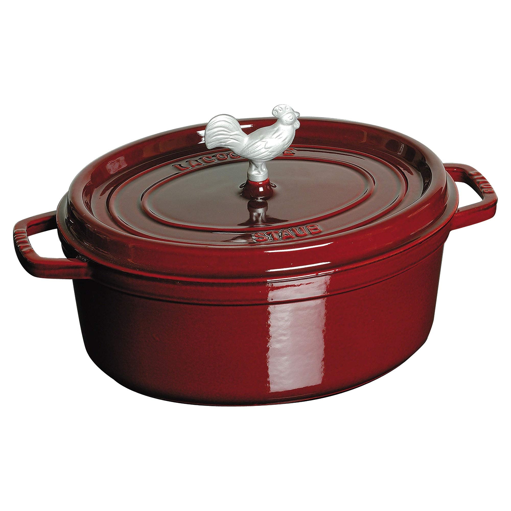Staub 5.75-Quart Coq Au Vin Cocotte, Grenadine