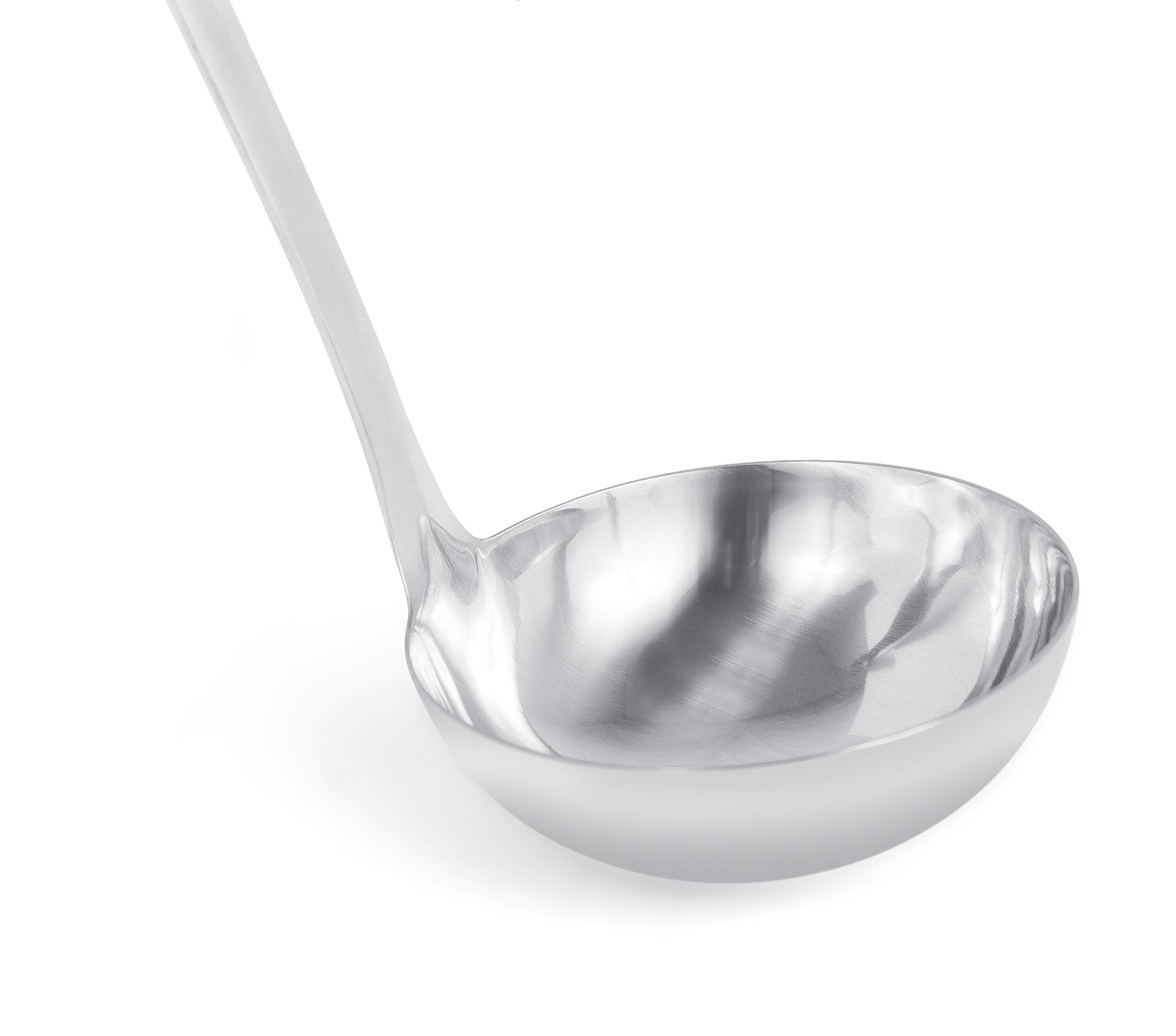 Internets Best Stainless Steel Soup Ladle - Large Kitchen Utensil Spoon - Punch Bowl And Soup Pan Ladle