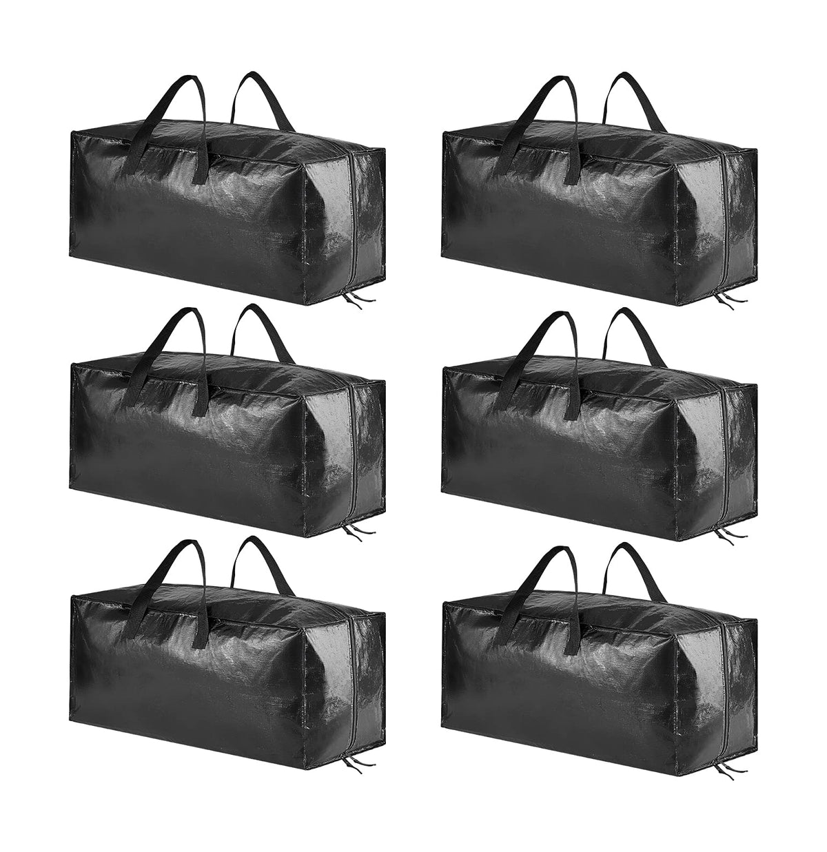 Spaceaid Heavy Duty Moving Bags, Extra Large Storage Totes W/Backpack Straps Strong Handles & Zippers, Alternative To Moving Box