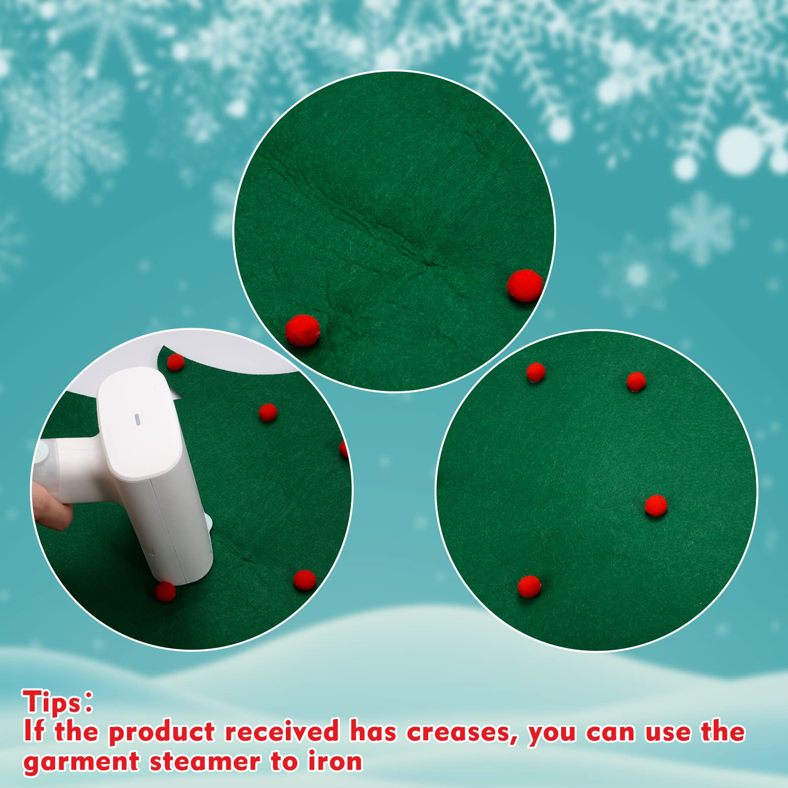 Christmas Tree Advent Calendar (2024 New), 24 Days Countdown to Christmas Felt Fabric Advent Calendar with 24 Ornaments & Pocket