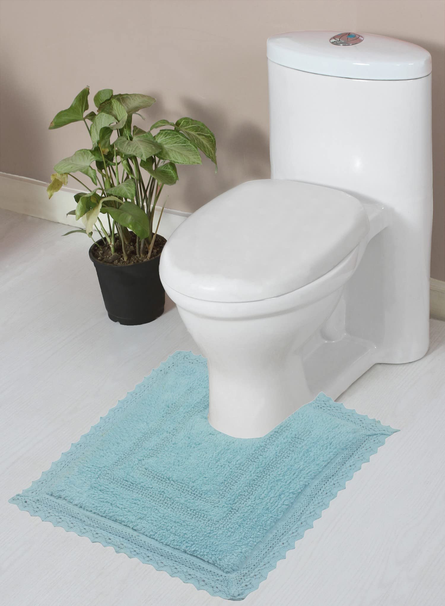 Home Weavers Opulent Reversible Bathmat 100% Cotton Bathroom Rugs Set, Bathroom D  Cor, Washable Rug, Extra Soft And Absorbent B