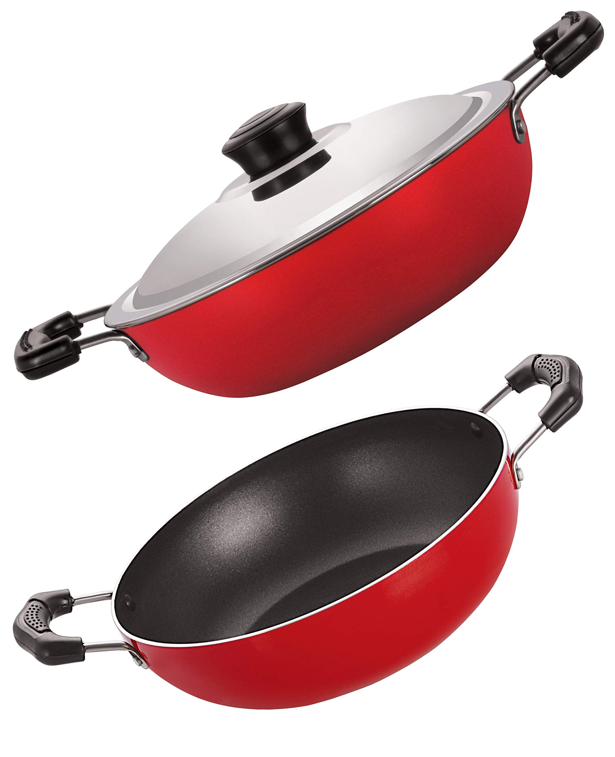 Nirlon NonStick Aluminium Gas Compatible Kitchenware Set, 2 Piece Set