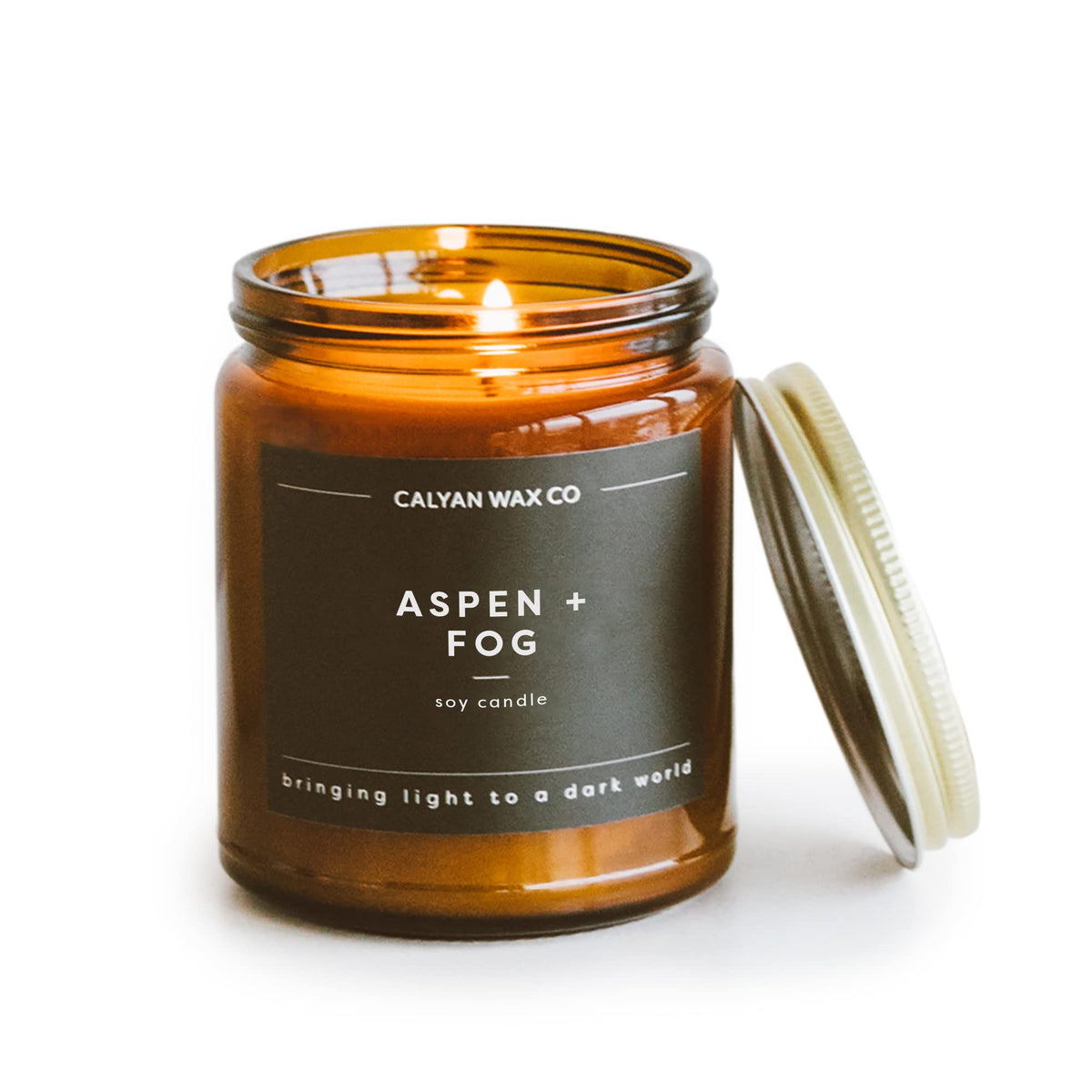 Calyan Wax Soy Wax Candle, Aspen & Fog Scented Candle for The Home  Premium Candle with Essential Oils  7.2 oz 57 Hour Burn  Soy