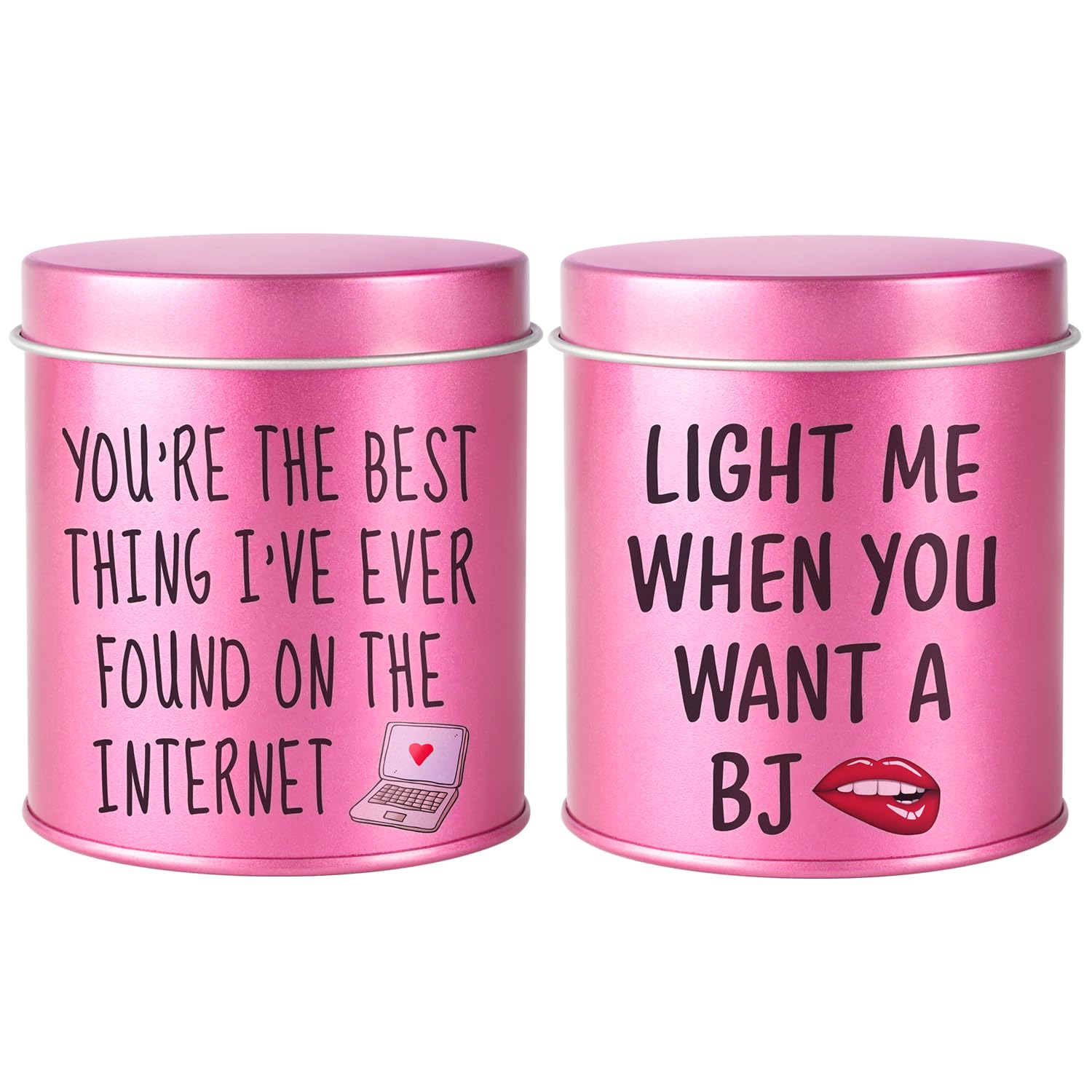 Scented Candle, 9oz Rose Scented Candles for Him, Her, Couple Valentines Day Gifts, 2 Pack