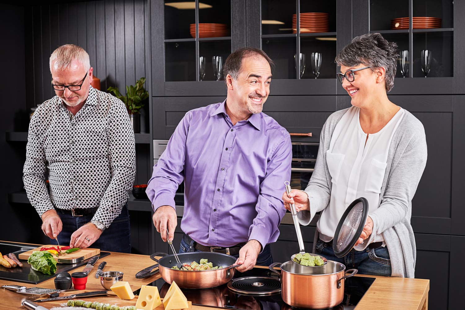 Rsle Stainless Steel Skimmer Ladle, Round Handle, 4.7-Inch Diameter,Silver