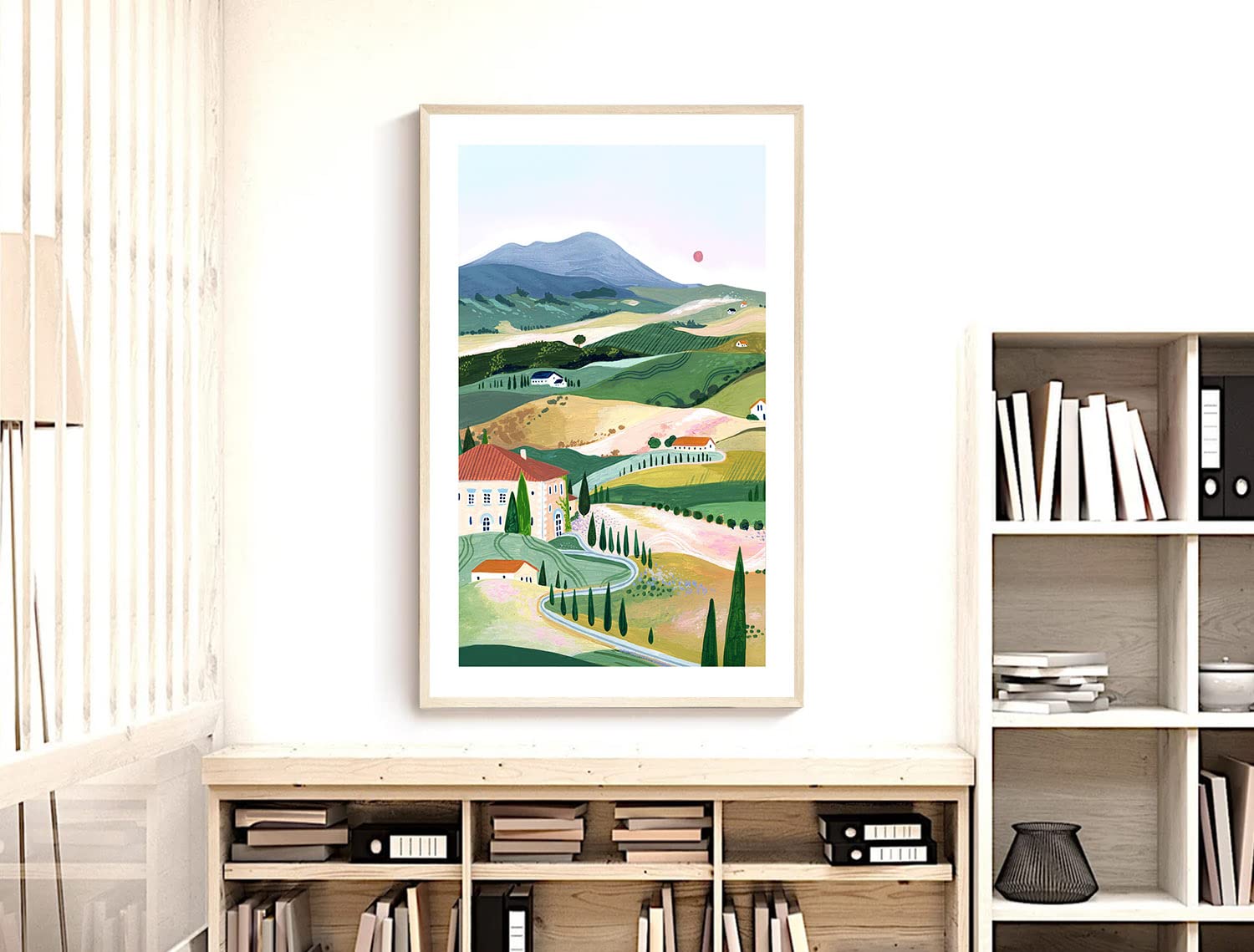 Nationcog Tuscany Art Print, Italy Art Print, Val D Orcia, Travel Gift, Travel Poster, Toscana Wall Art, Travel Gift, Home Decor