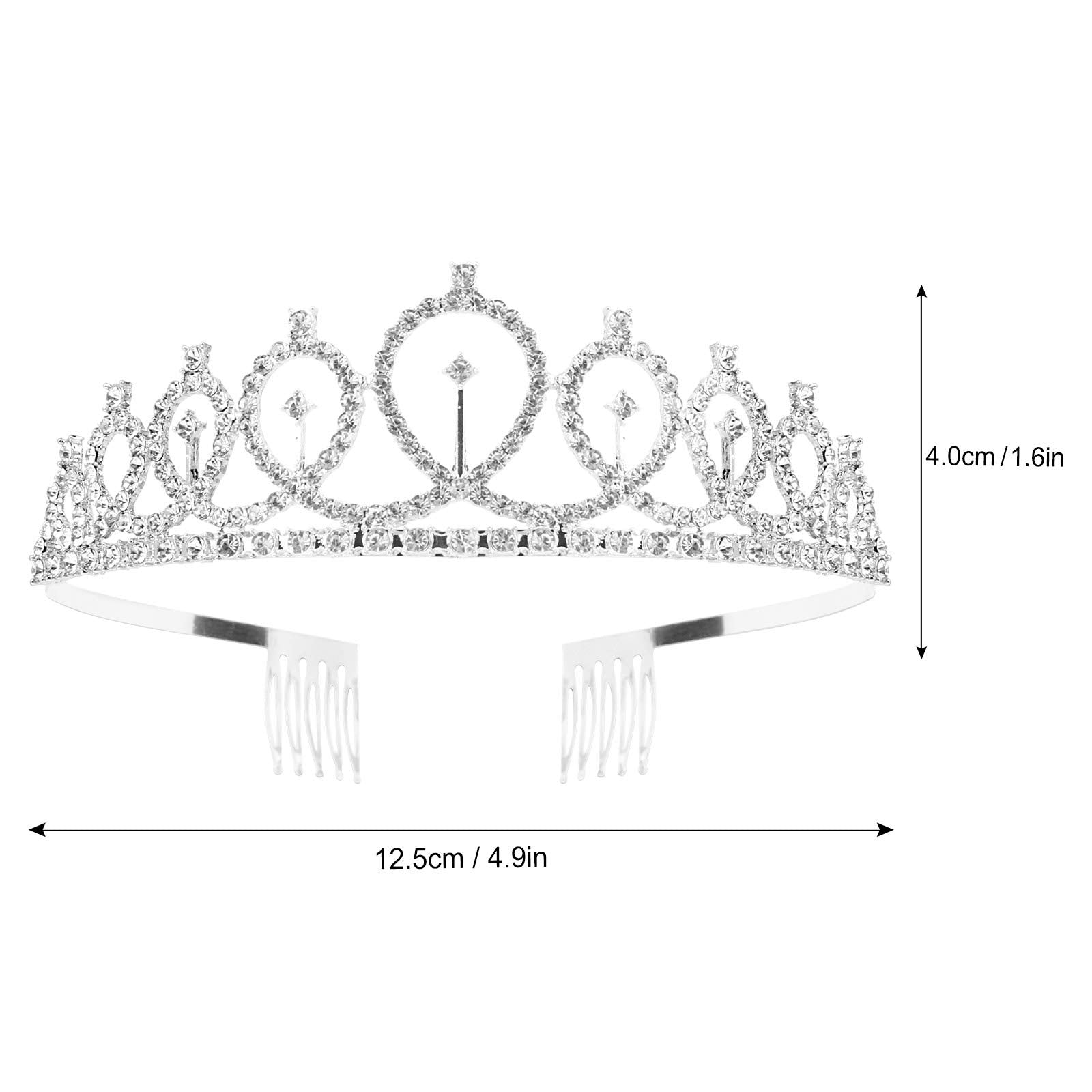 Cavetee ''Birthday Queen'' Sash & Rhinestone Tiara Set - Birthday Tiaras And Sash Birthday Party Favors Glitter Birthday Decorat