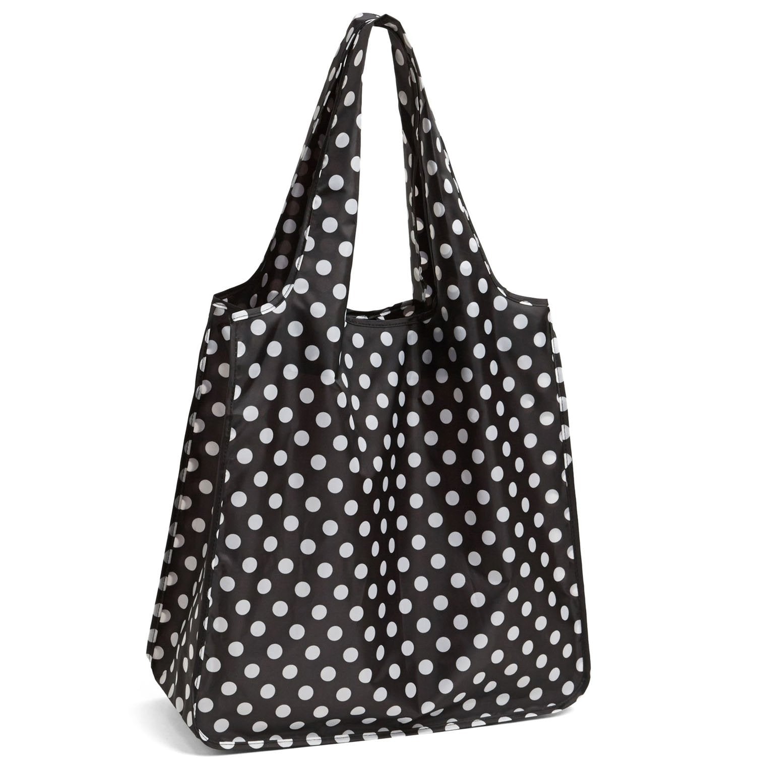 Kate Spade New York Resuable Shopping Tote, Black Dots
