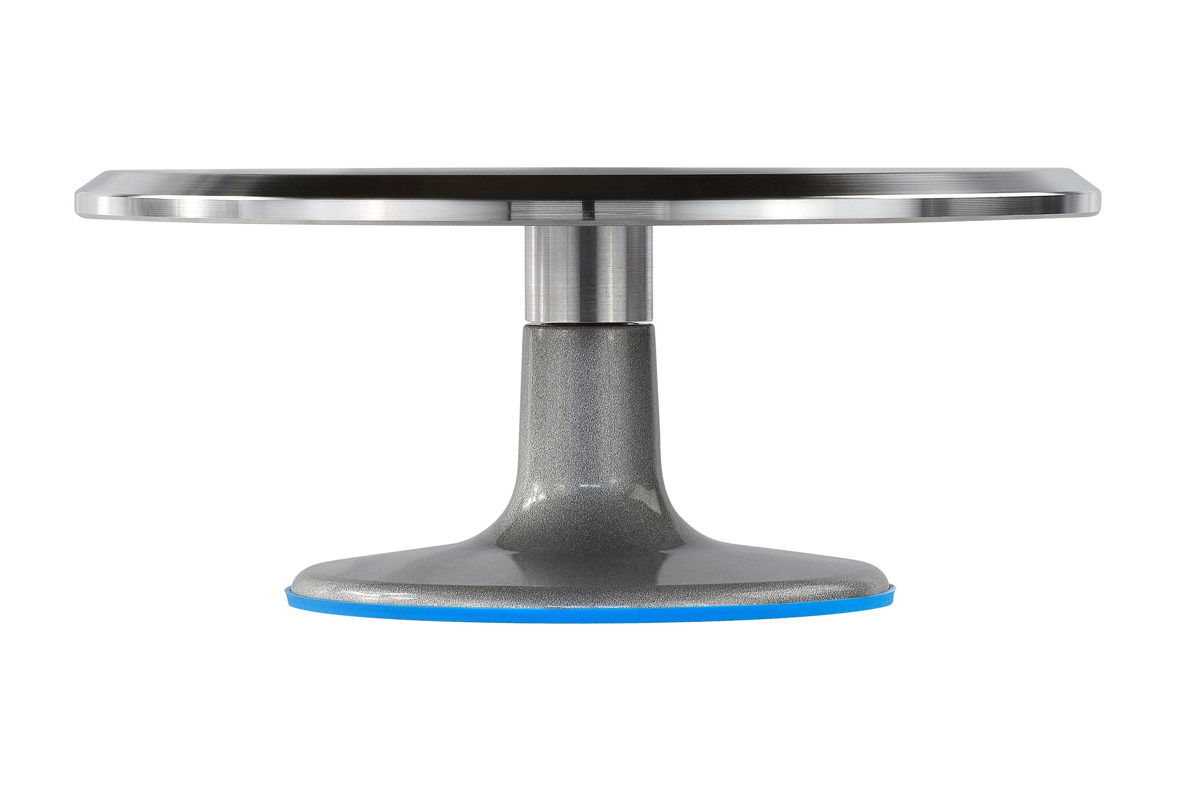 Ateco Revolving Cake Decorating Stand, 615 12'' Round, Aluminum Base, White