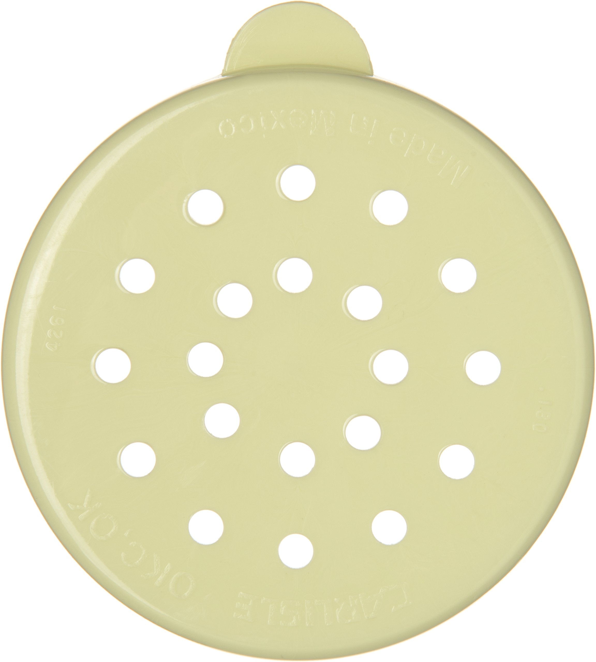 Carlisle Foodservice Products 426104 Polyethylene Cheese Dredge Lid Only, 3.12'' Diameter, Yellow (Case Of 12)