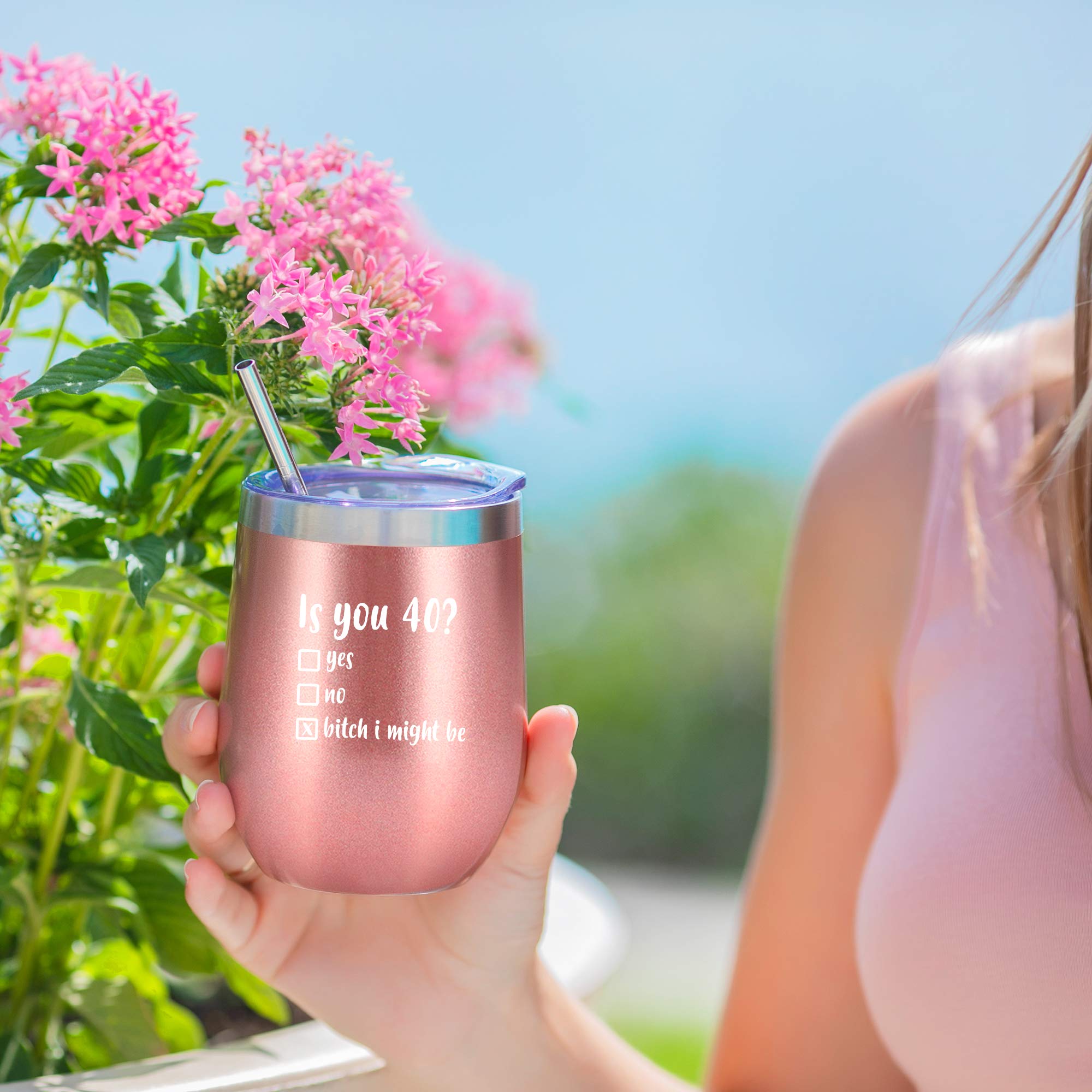 Neweleven 40Th Birthday Gifts For Women - 40Th Birthday Decorations For Women, Her - Best 40 Year Old Gifts Ideas For Wife, Mom,