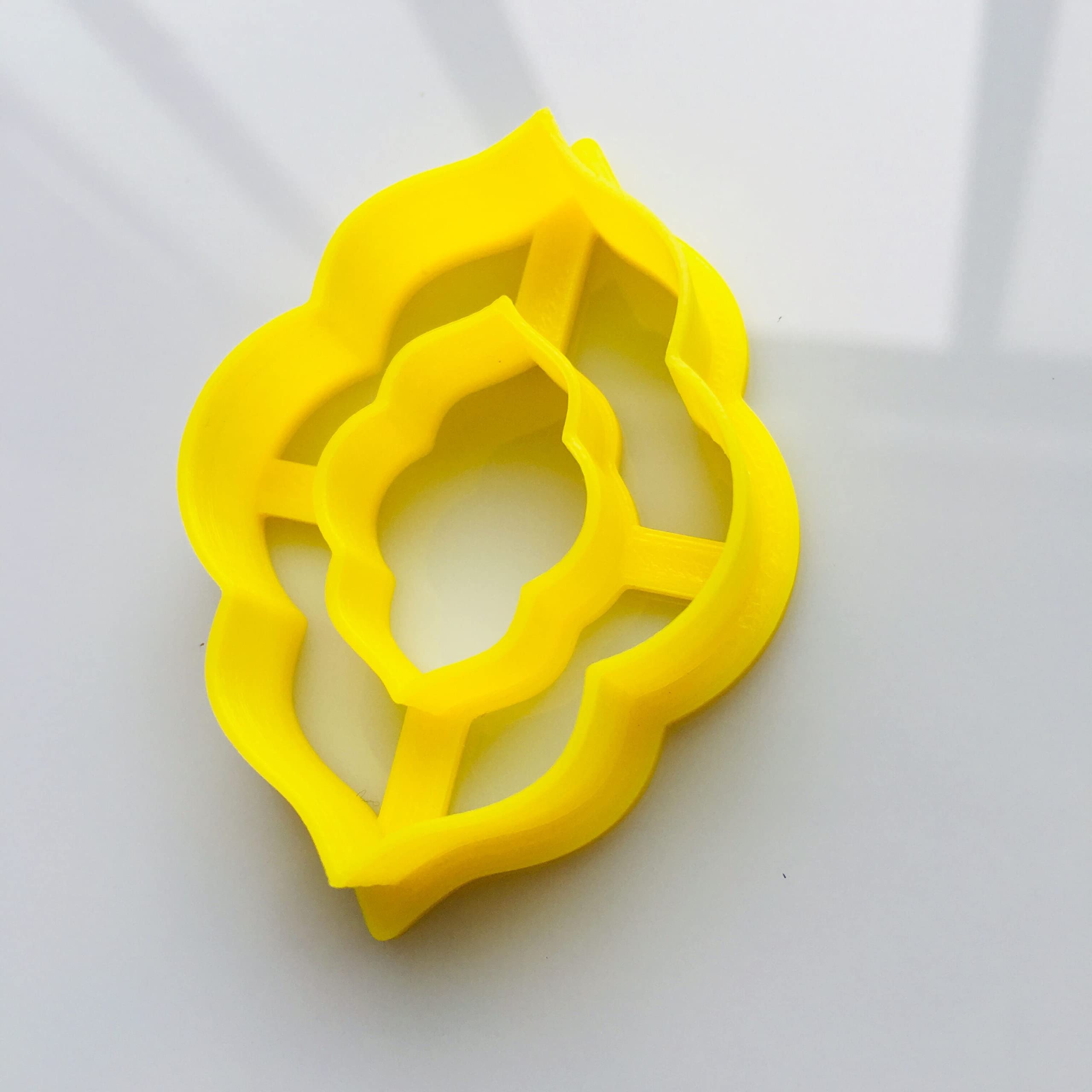 Chenrui 3 Pcs Moroccan Donut Shaped Cutters, Polymer Clay Cutters For Jewelry Making