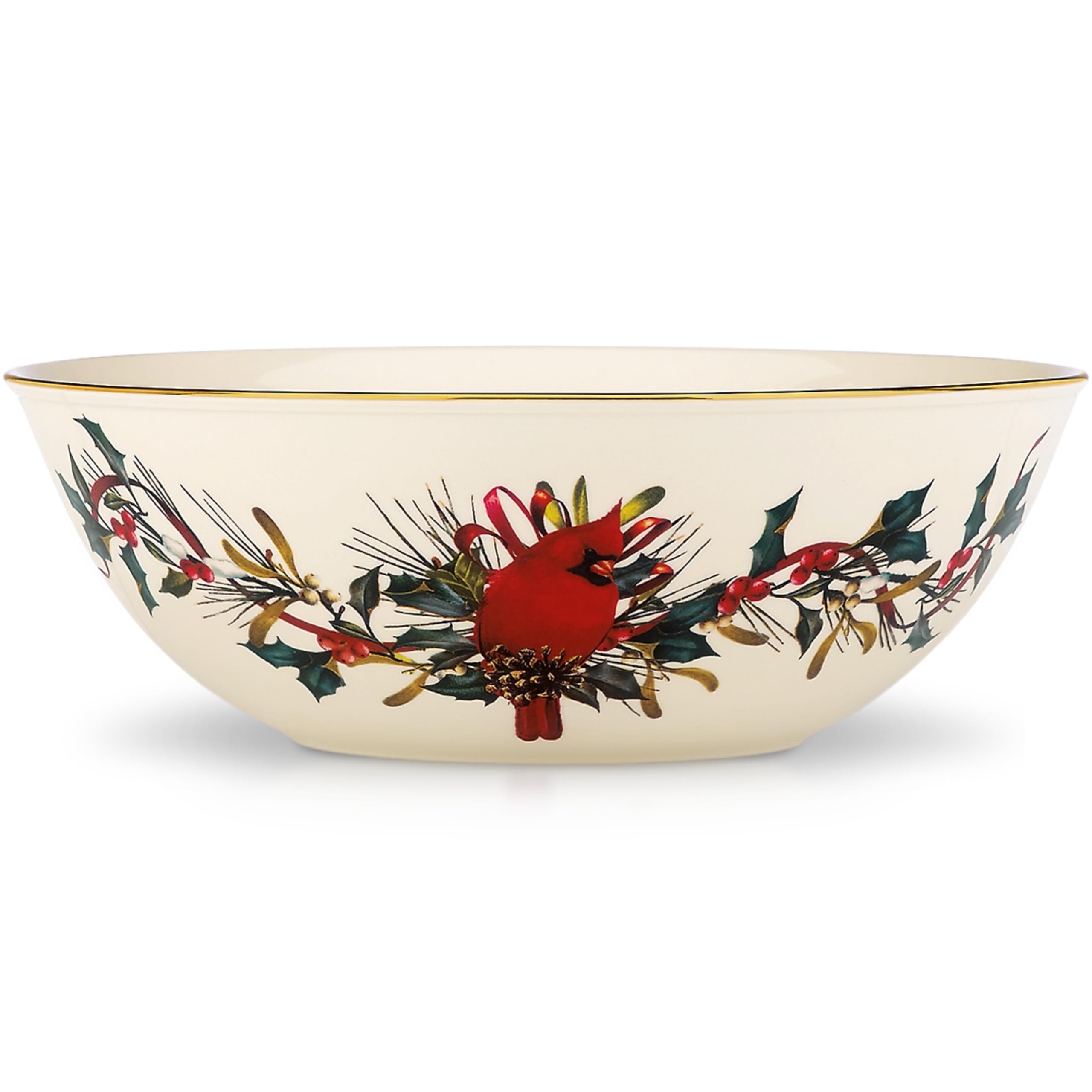 Lenox 830308 Winter Greetings Serving Bowl, Christmas & Holiday Hosting