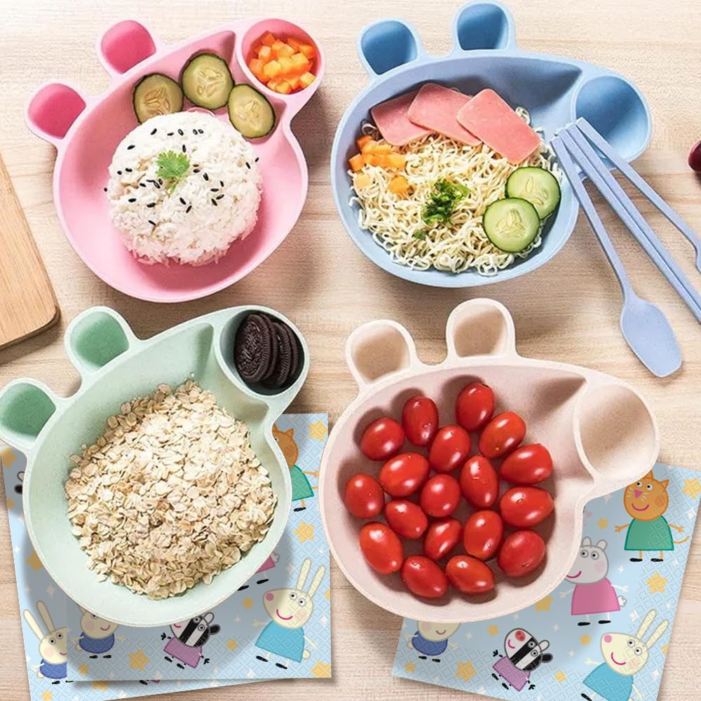 Unique Blue Peppa Pig Luncheon Napkins (Pack Of 16) | Adorable Party Decor, Perfect For Kids Parties & Fun Events