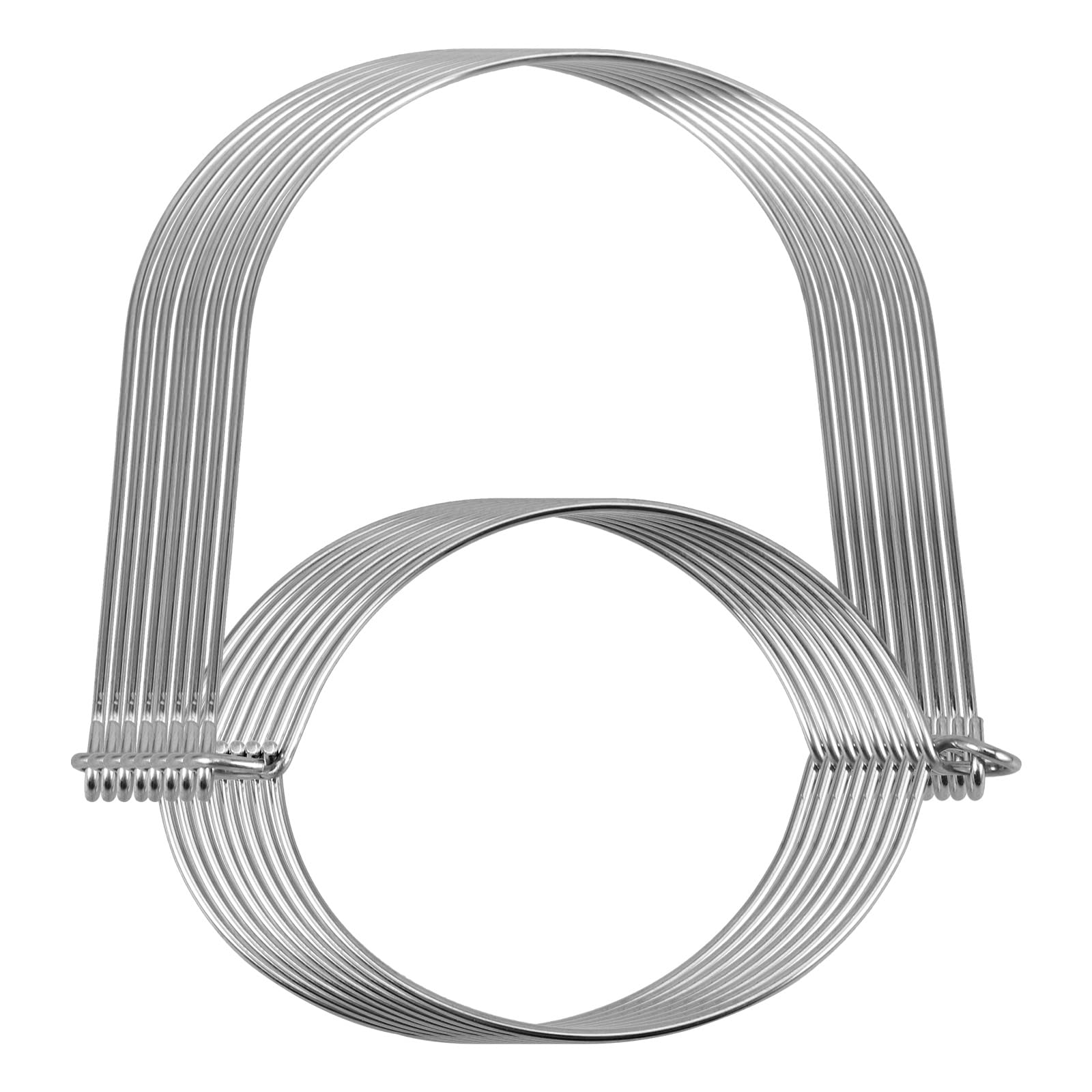 SHOWERORO 8pcs Wire Hangers Metal Hangers Metal Jar Lid Tops Quart Jar Handle Canning Jar Hanger Regular Handle Stainless Steel 