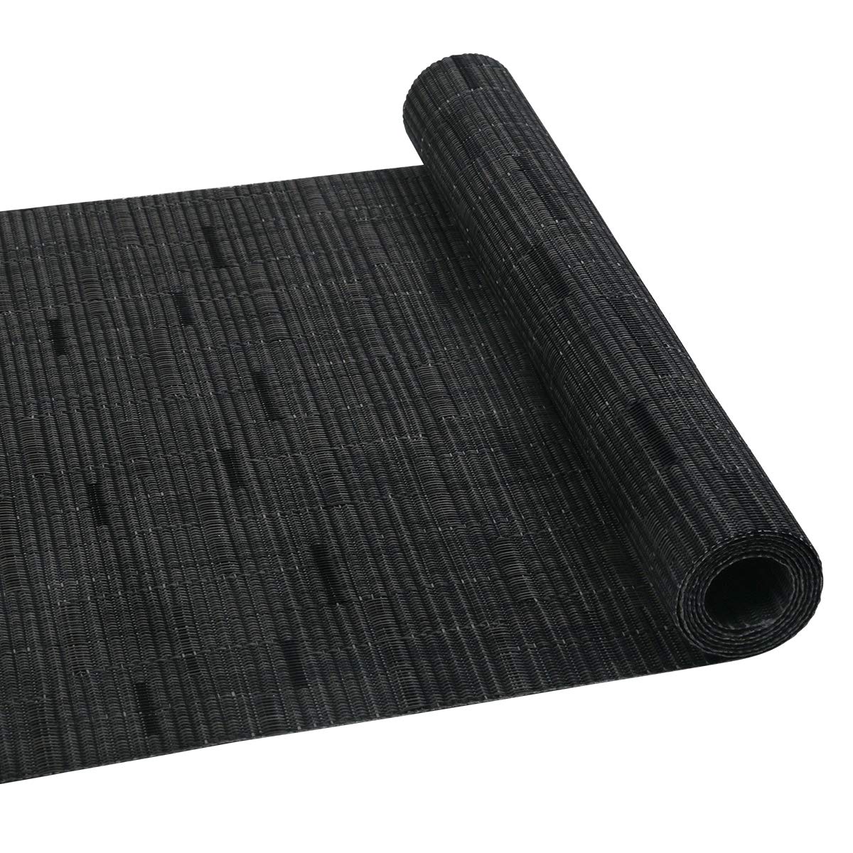 Shacos Woven Vinyl Table Runner 12X54 Inch Indoor Outdoor Table Runner Mats Wipe Clean Table Runners For Dining Table Coffee Tab