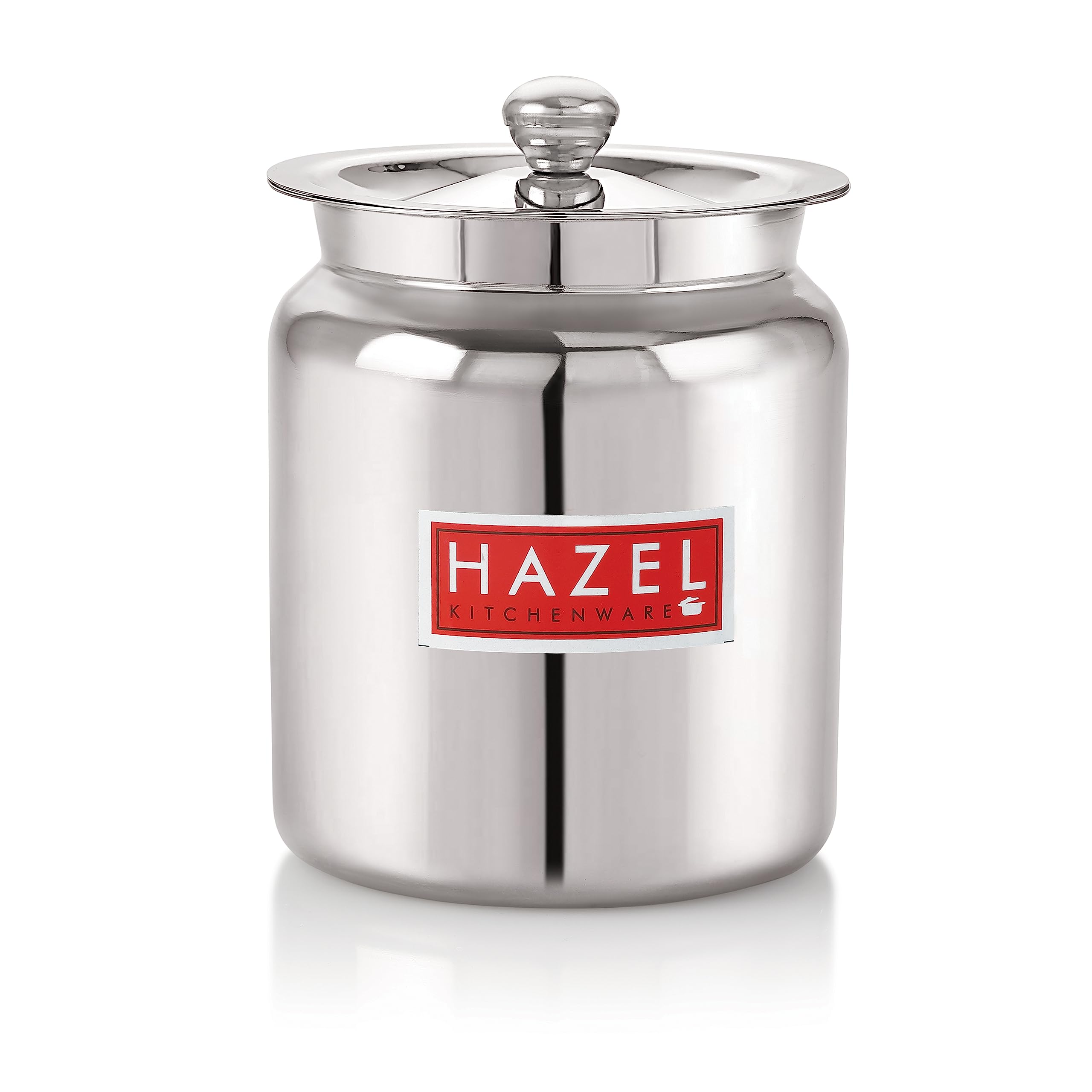 Hazel 800 Ml Stainless Steel Oil And Ghee Container For Kitchen I Multipurpose Oil Container, Silver