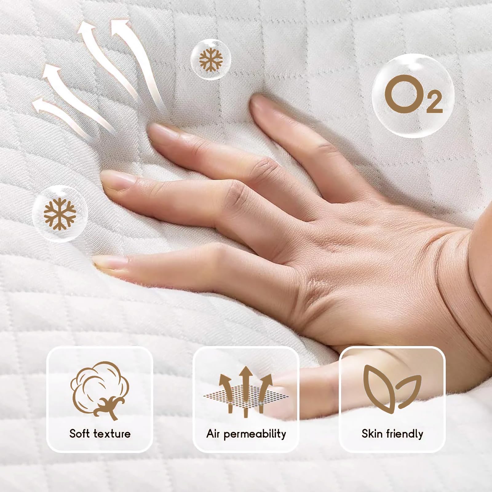 Jeekea Full Size Mattress, 10 Inch Innerspring Hybrid Mattress In A Box With Memory Foam For Back Pain Relief, Medium Firm Mattr