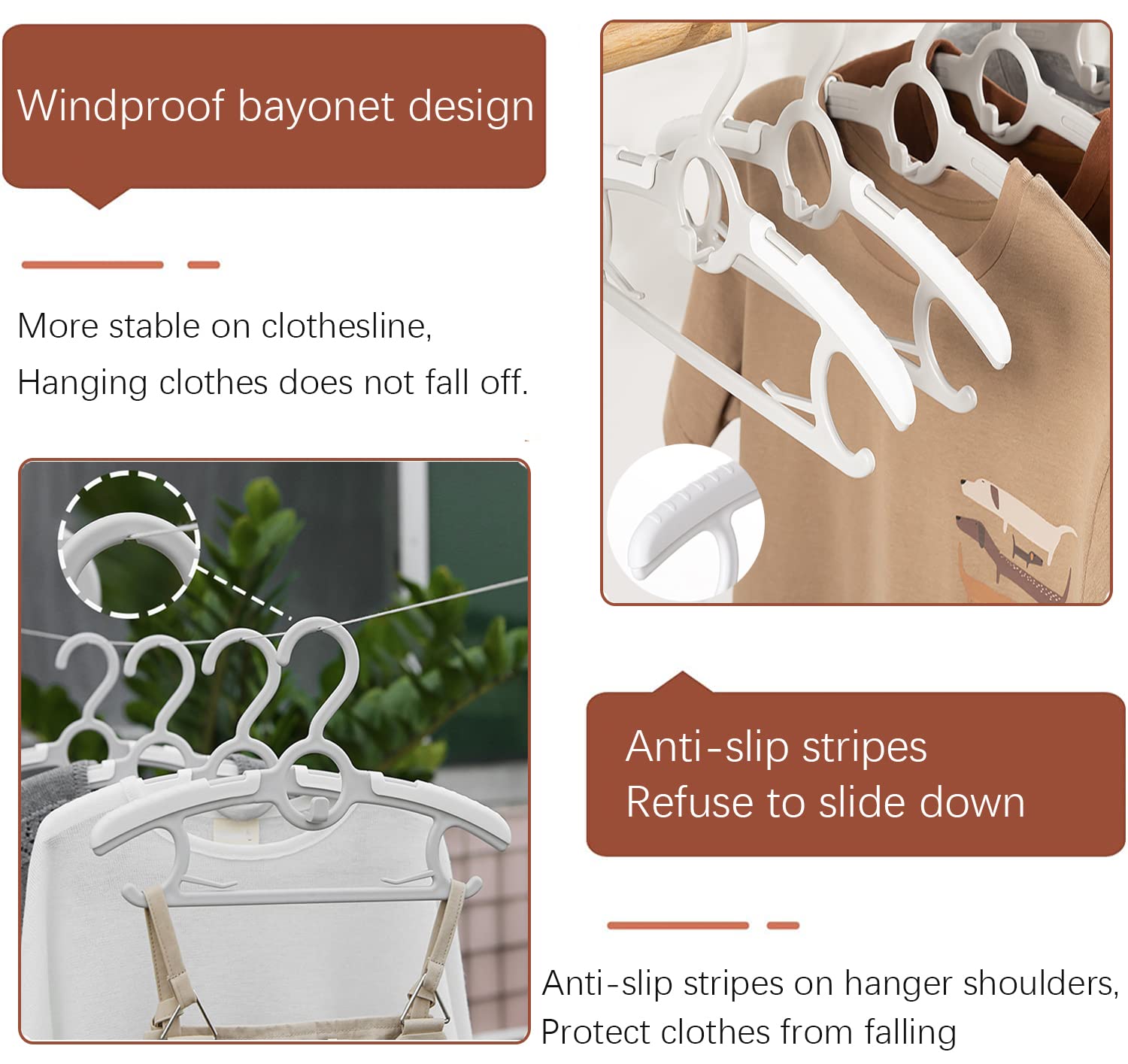 Gencuoir Baby Nursery Closet Hangers, Ultra Thin Non-Slip And Extendable Laundry Infant Pant Hanger For Newborn Clothes 20Pcs11-