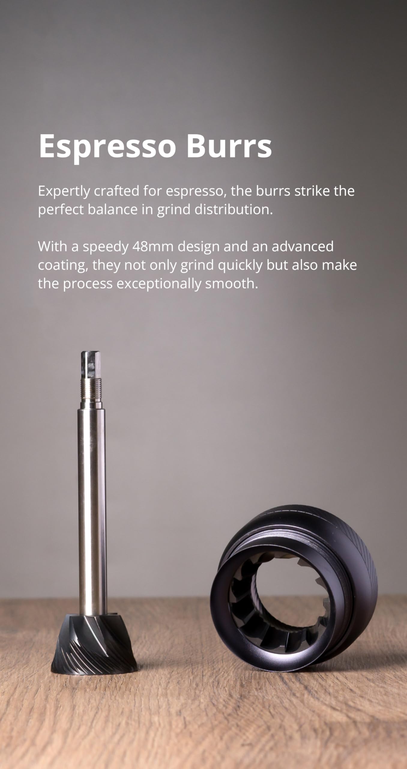 1Zpresso J-Ultra Manual Coffee Grinder, Iron Gray, Conical Burr, 40g Capacity, Adjustable Settings, Compact Size 7.2"L x 2.2"W x