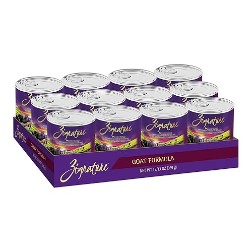 Zignature Goat Formula Grain-Free Wet Dog Food 13Oz, Case Of 12