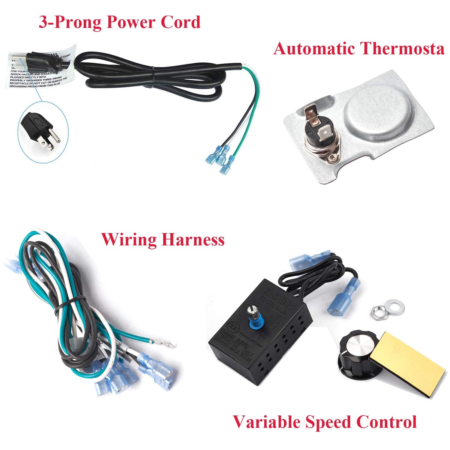 Replacement Fireplace Blower Kit for Desa BKT BK, FMI, Vanguard, Comfort Glow, Comfort Flame Fireplaces, GA3750 GA3700 GA3750A G