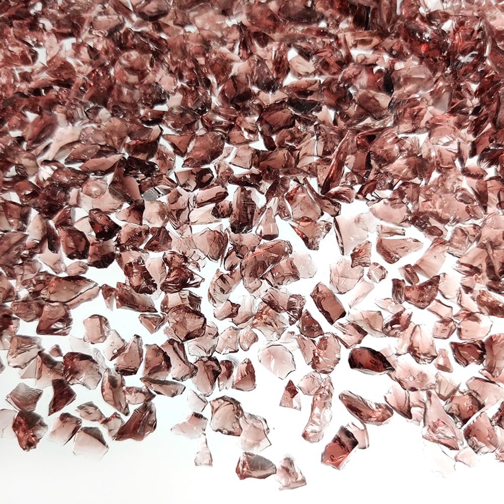 HappyFiller Spring Summer Decor 1.3 LB Crushed Glass Sand Broken Pieces,Vase Fillers Candle Holder Pebbles Fishbowl Stones,Succu