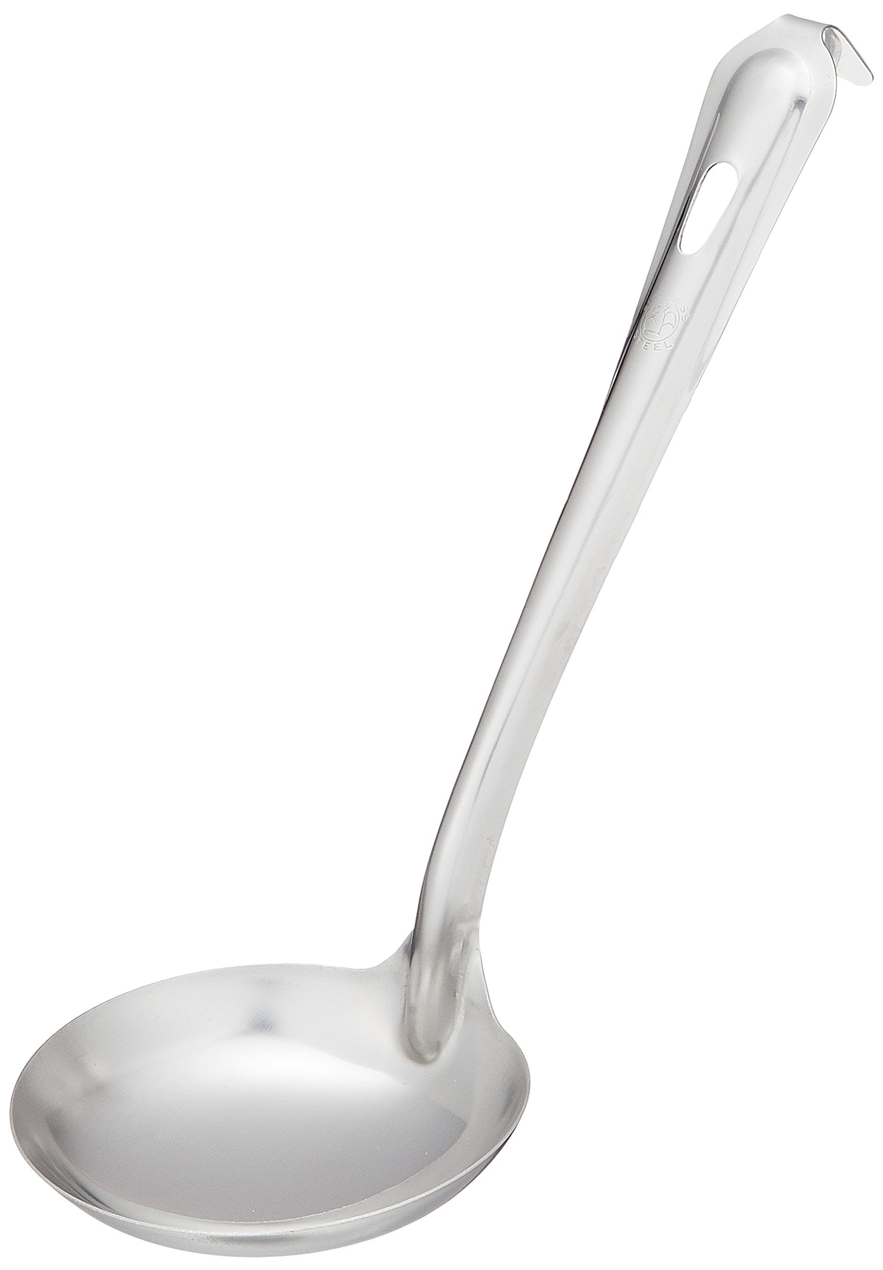 Endoshoji BOT06080 Professional Ladle, 3.1 inches (8 cm), No Hole, With Lock, Stainless Steel, Made in Japan