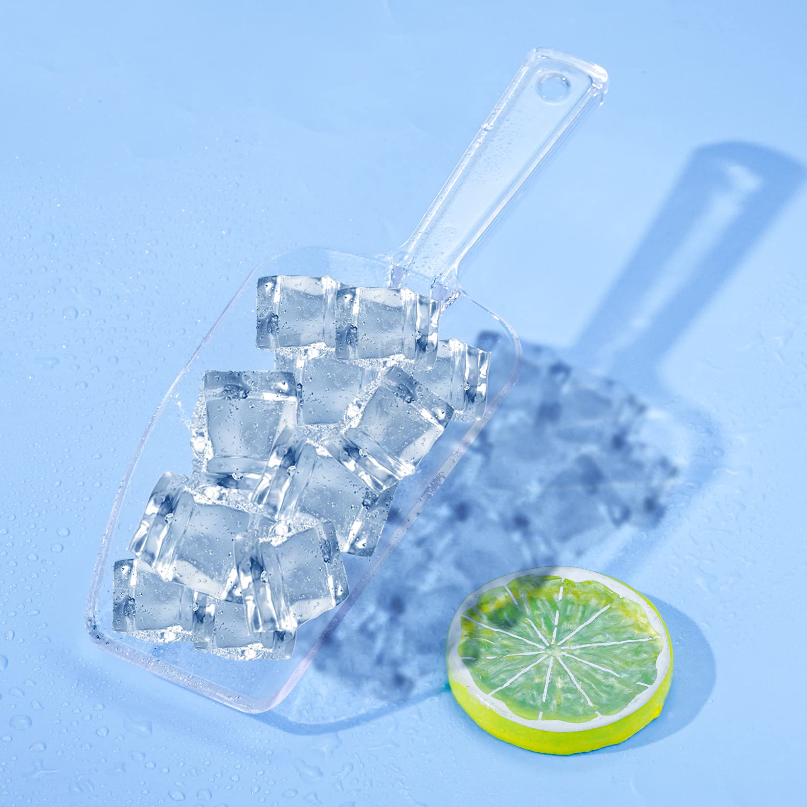 Ice Scoop Candy Buffet Containers Scoopers, Hmxpls Clear Plastic Scoop For Popcorn Cookie Candy Buckets, Podpocket Acrylic Large
