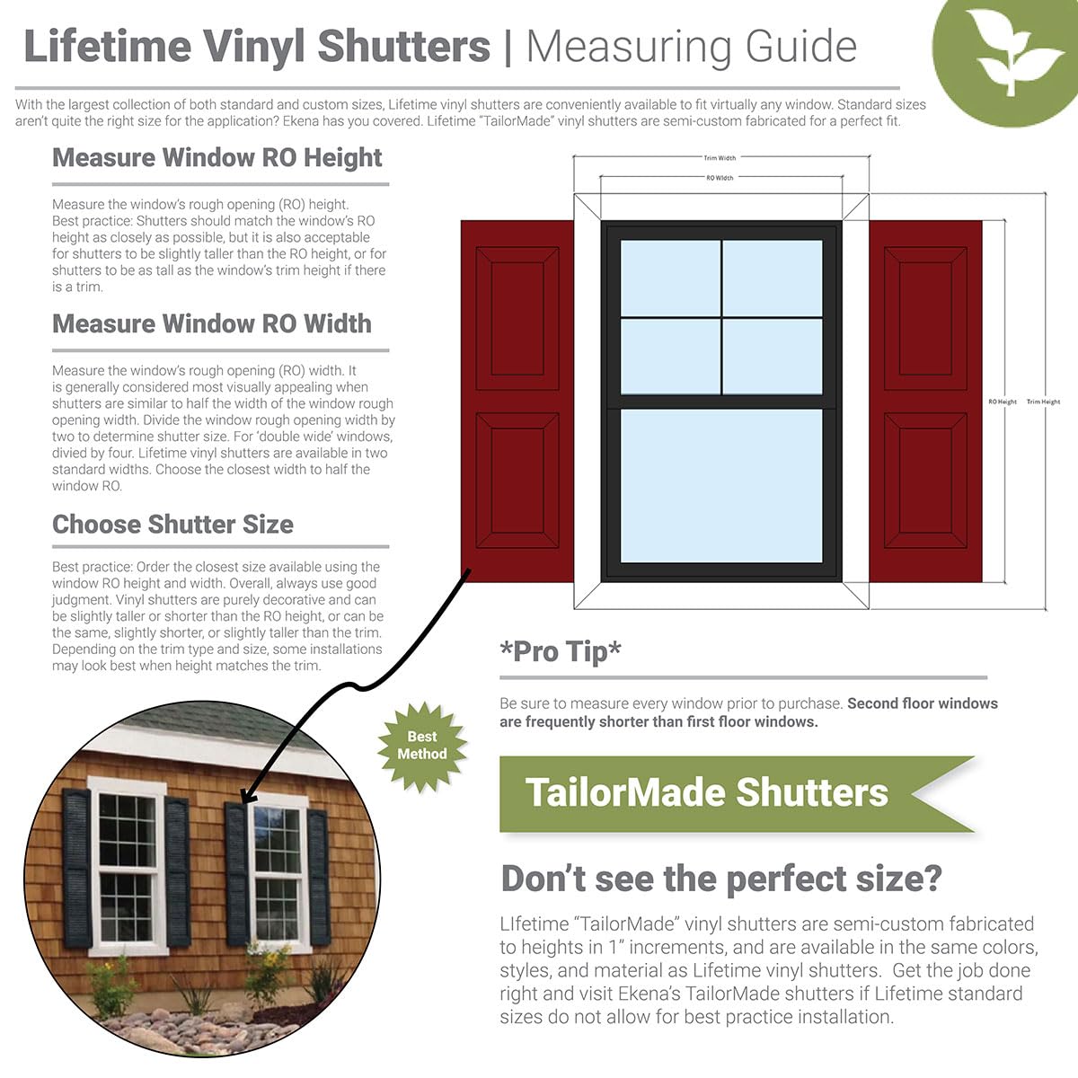 Ekena Millwork Lvsl0001Pg 3 Lifetime Vinyl Shutter-Loks, Paintable